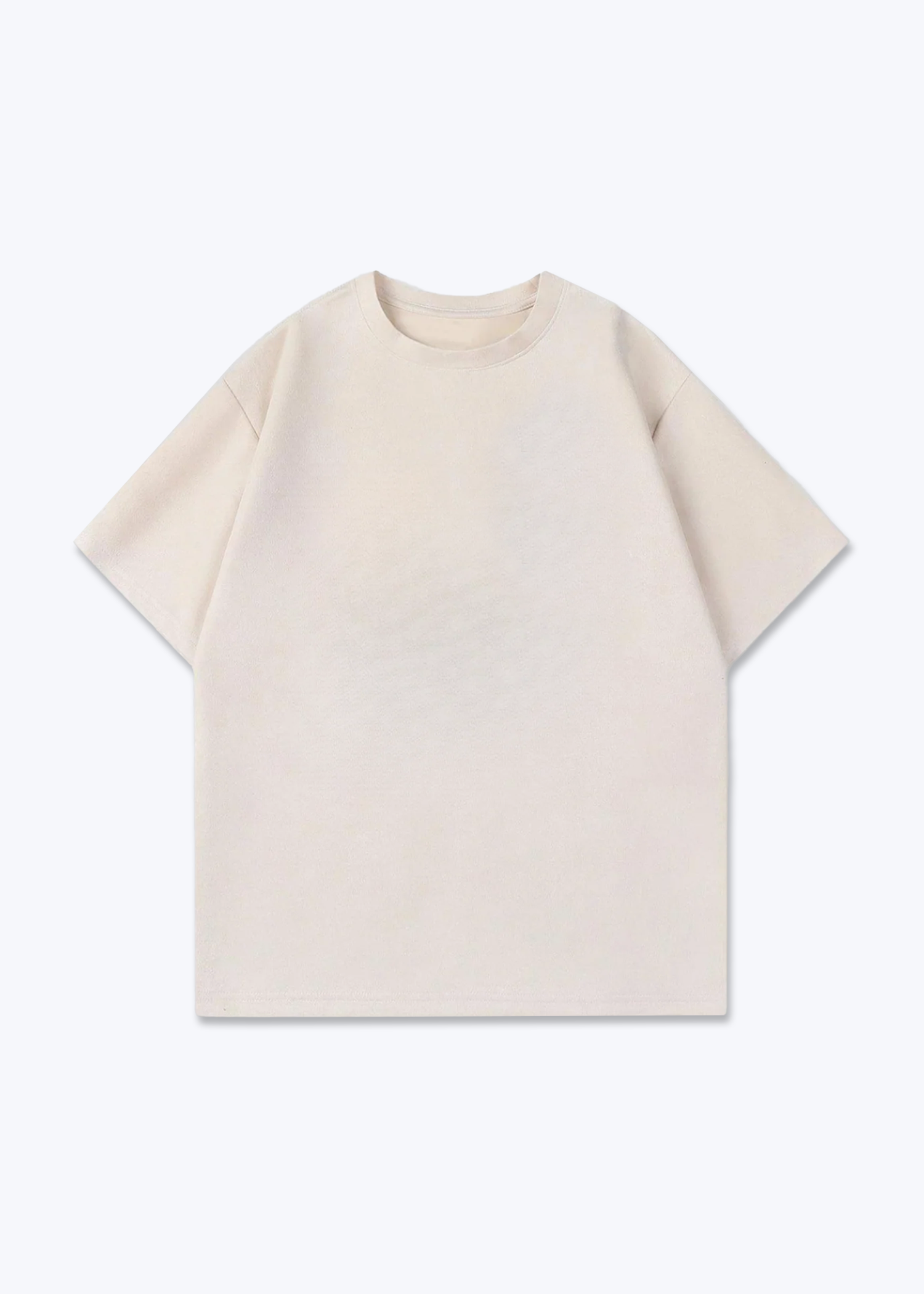 CLEAN BLANK - Oversized Shirt - Beige Front Base