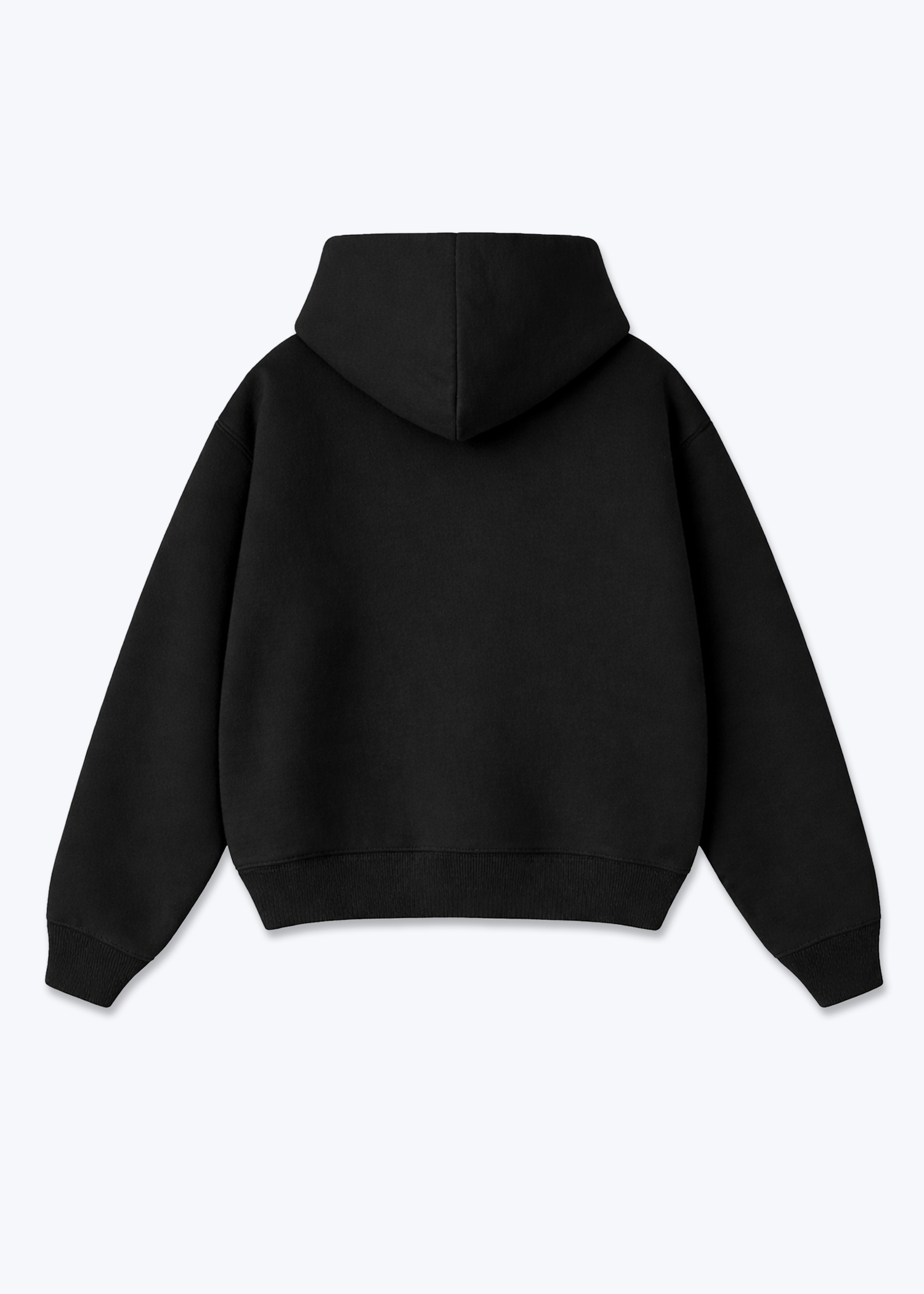 CLEAN BLANK - Oversized Hoodie - Black Back Base