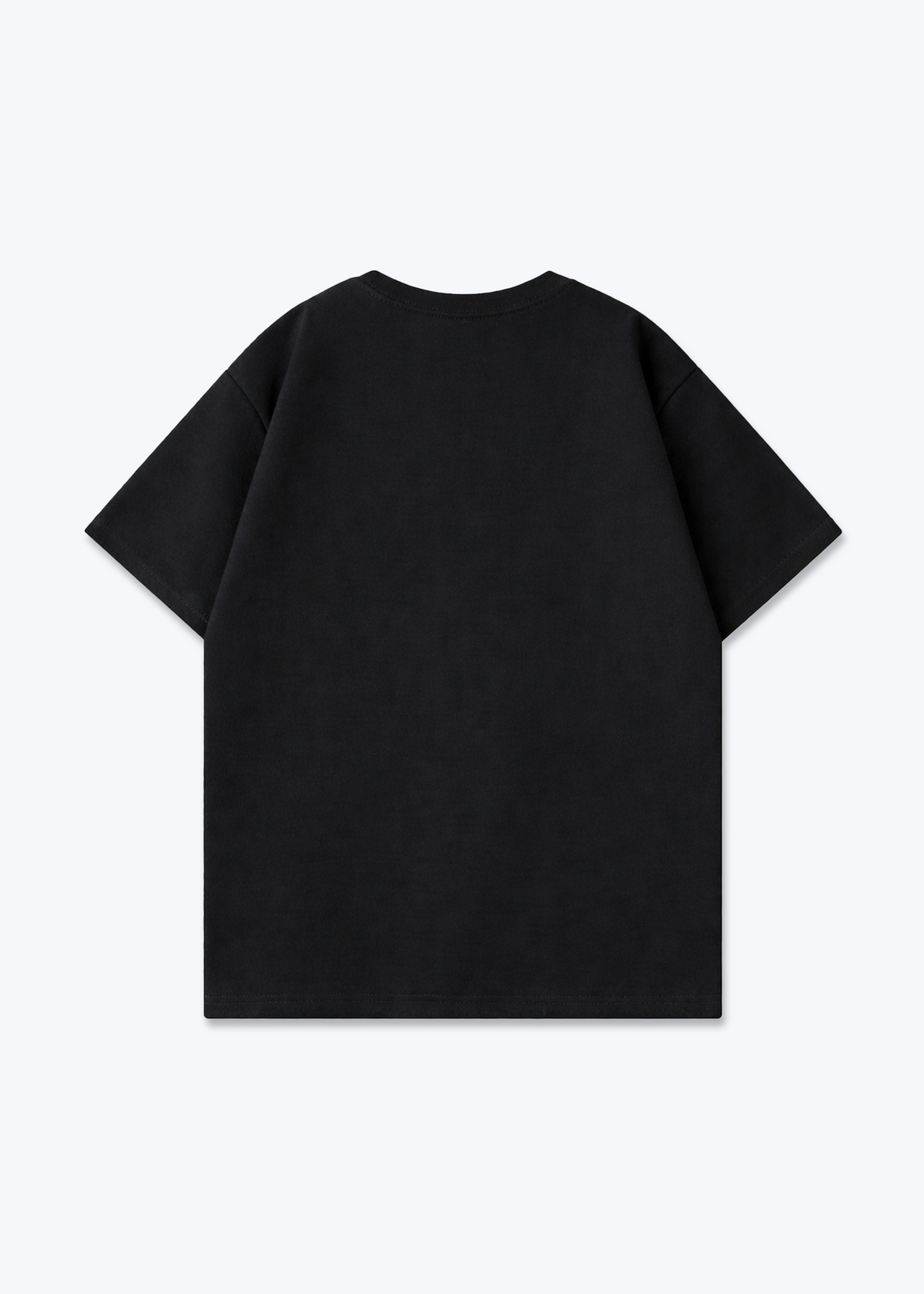 CLEAN BLANK - Oversized Shirt - Black Back Base