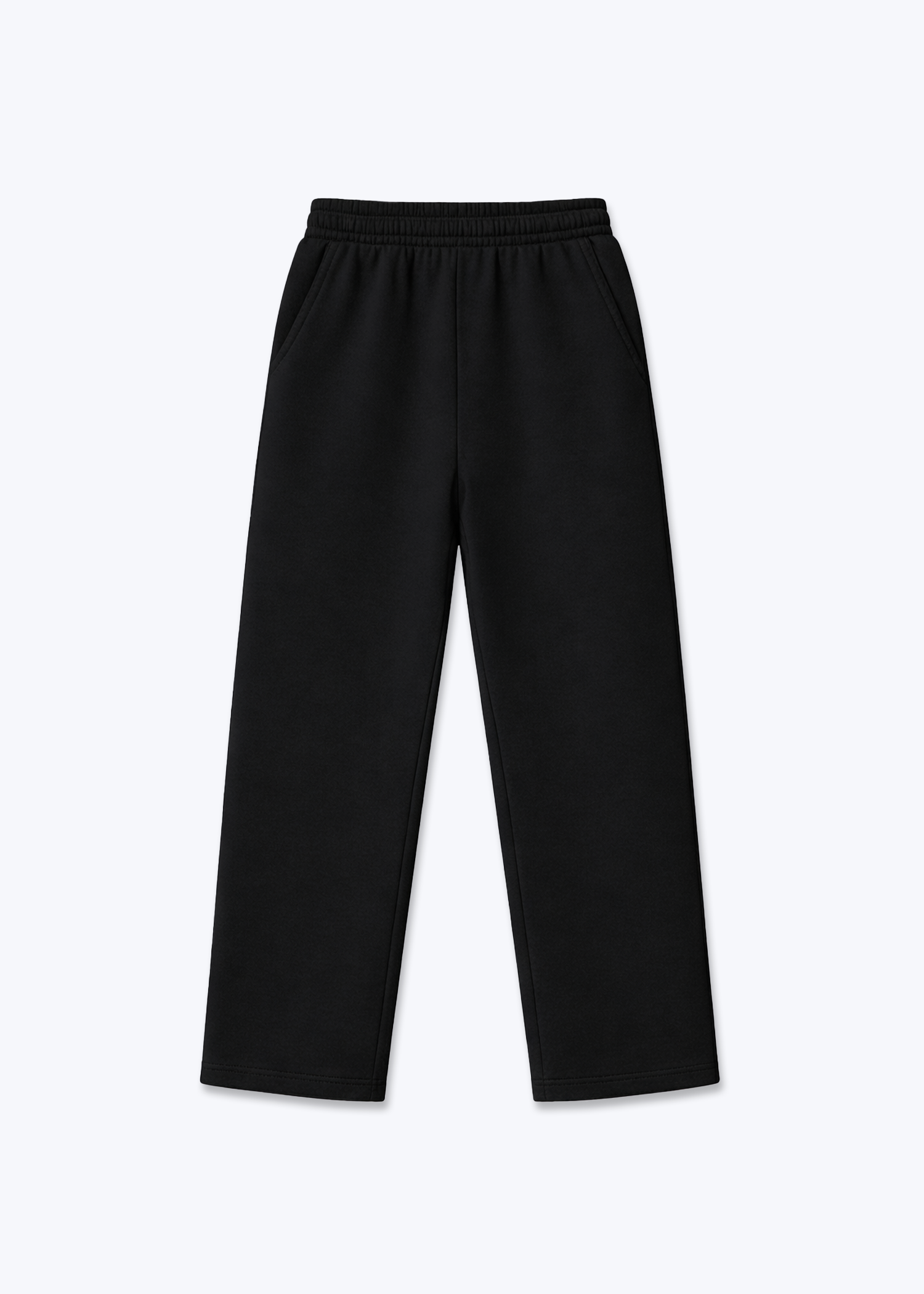 CLEAN BLANK - Trackpants - Black Front Base
