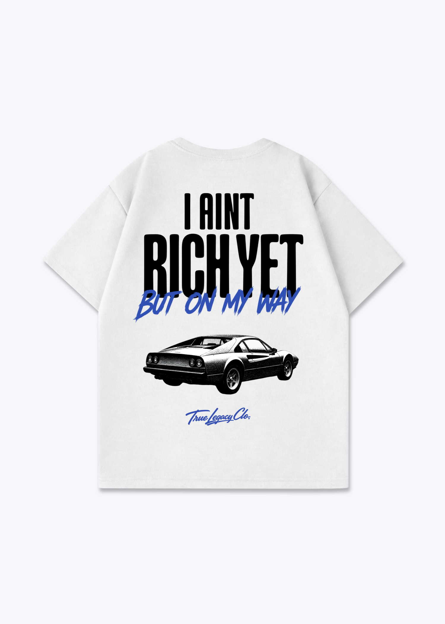 Oversized Shirt - White Back (Designed)