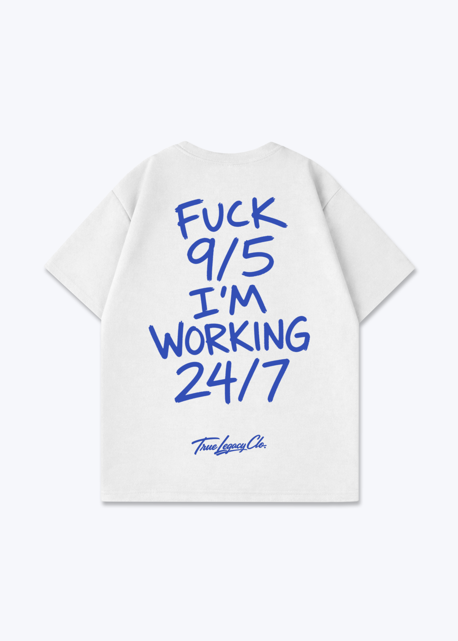 FUCK 9/5 - Oversized Shirt - White Back (Designed)