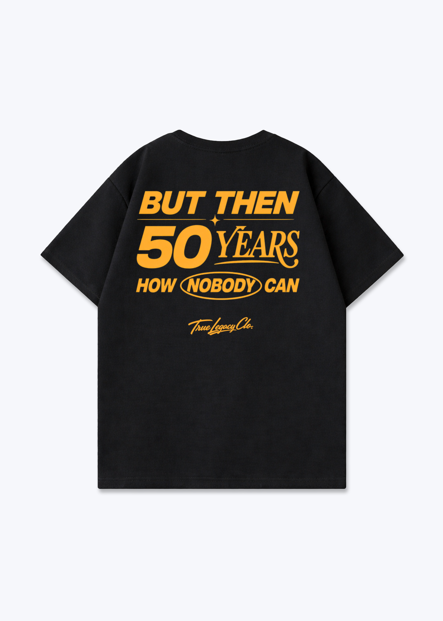 NOBODY CAN - Oversized Shirt - Black Back (Designed)