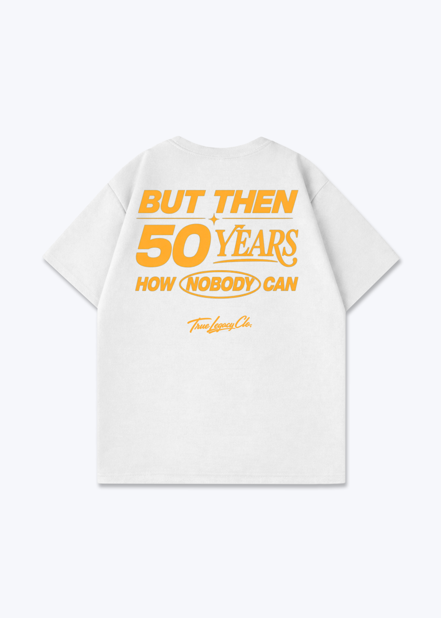 NOBODY CAN - Oversized Shirt - White Back (Designed)