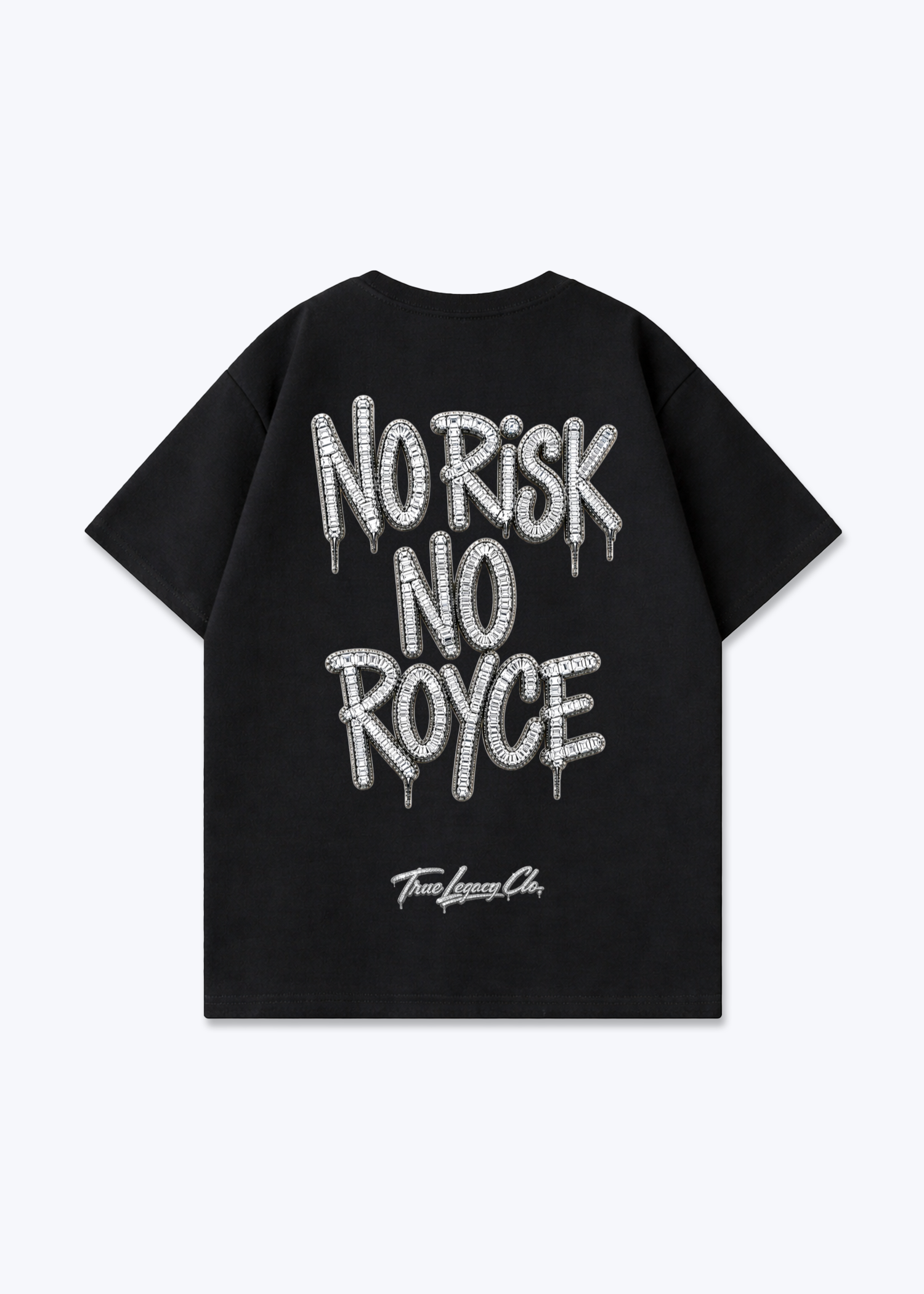 NO ROYCE (BAGUETTES) - Oversized Shirt - Black Back (Designed)
