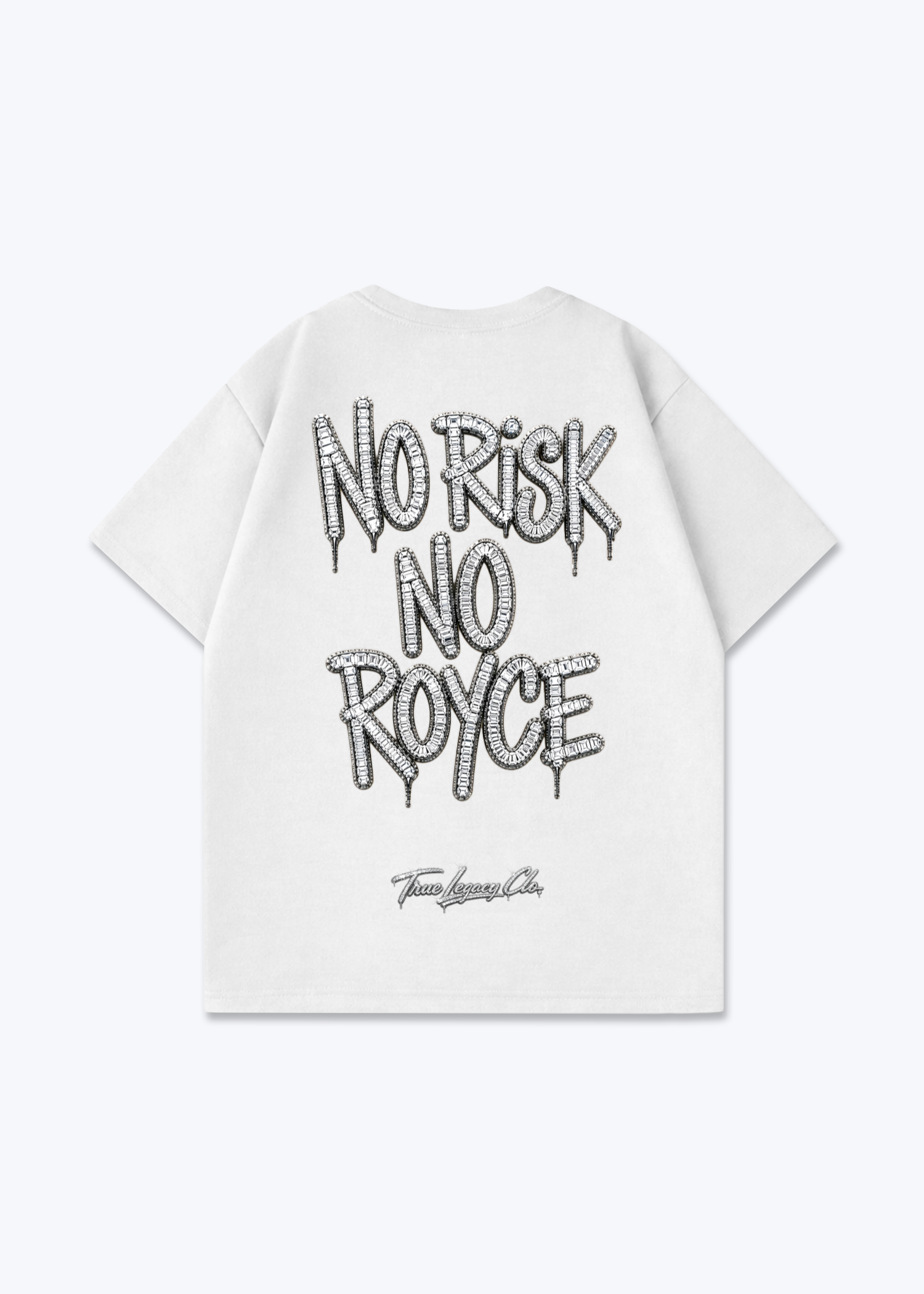NO ROYCE (BAGUETTES) - Oversized Shirt - White Back (Designed)