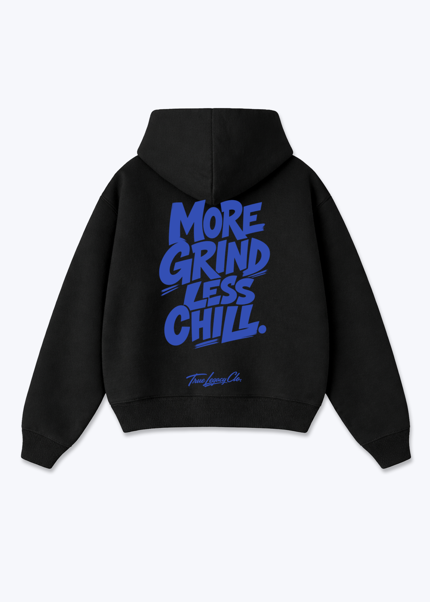 MORE GRIND - Oversized Hoodie - Black Back (Designed)