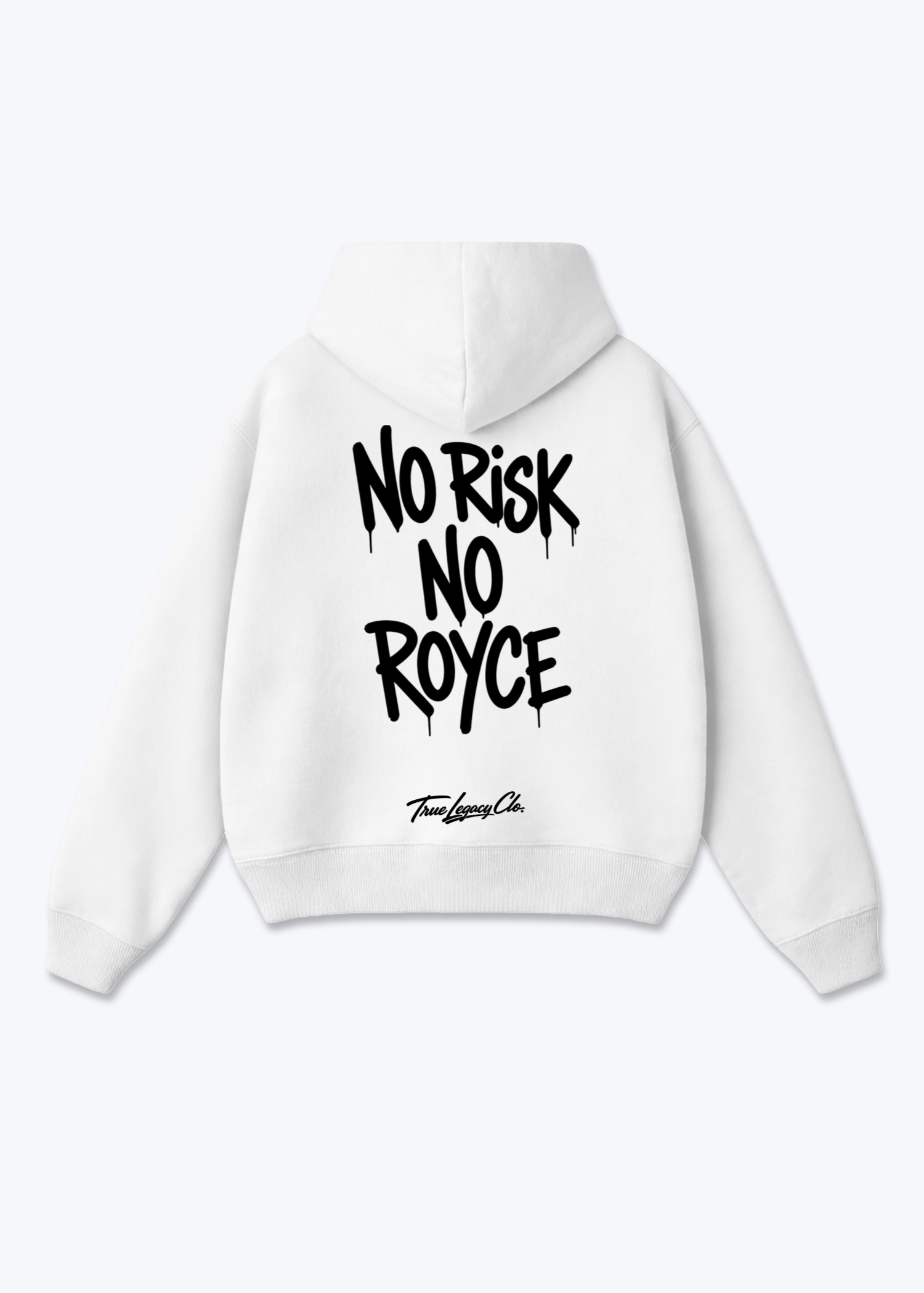NO ROYCE - Oversized Hoodie - White Back (Designed)