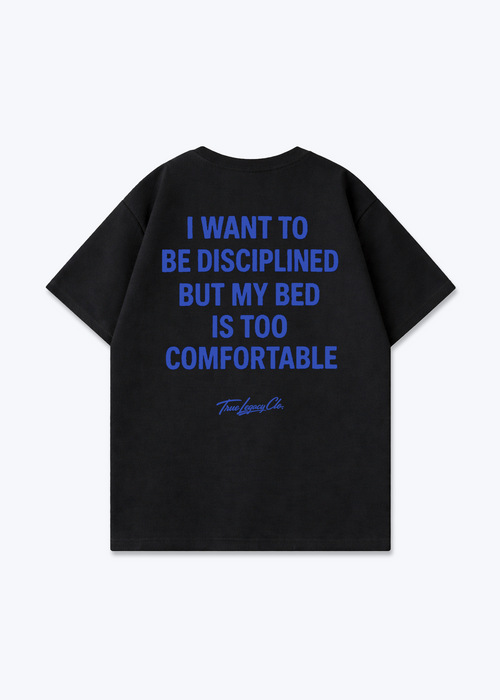 BED TOO COMFORTABLE - Oversized Shirt - Black Back (Designed)