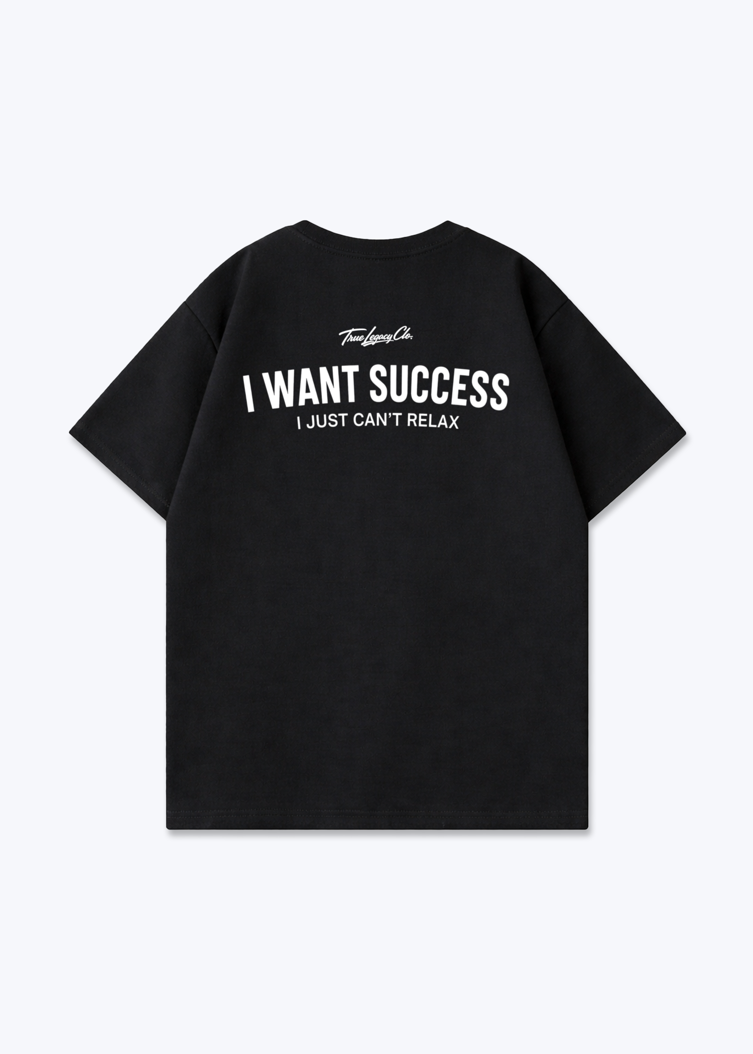 I JUST CAN'T RELAX - Oversized Shirt - Black Back (Designed)