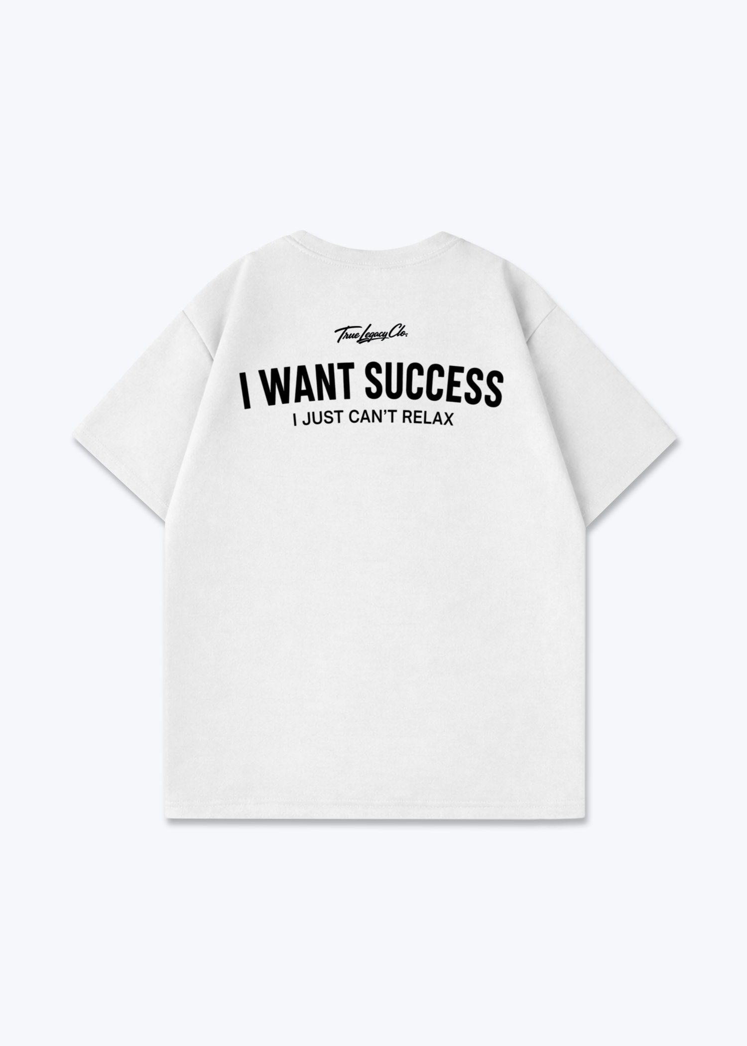 I JUST CAN'T RELAX - Oversized Shirt - White Back (Designed)