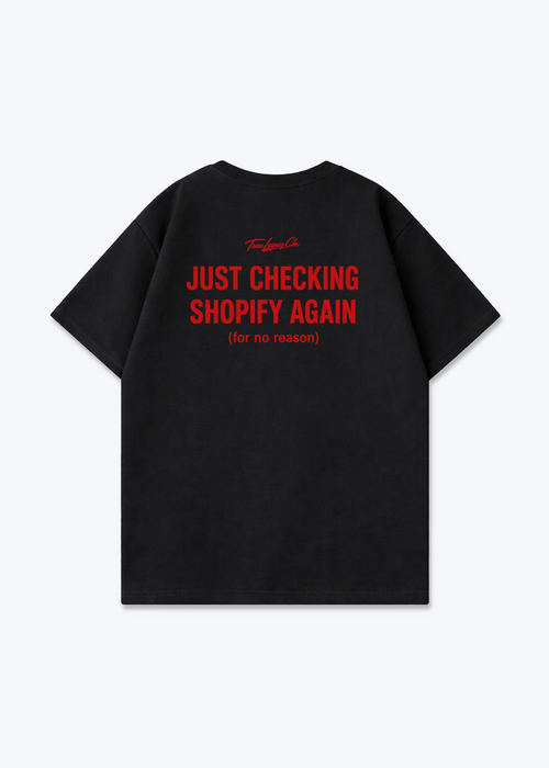 CHECKING SHOPIFY AGAIN - Oversized Shirt - Black Back (Designed)