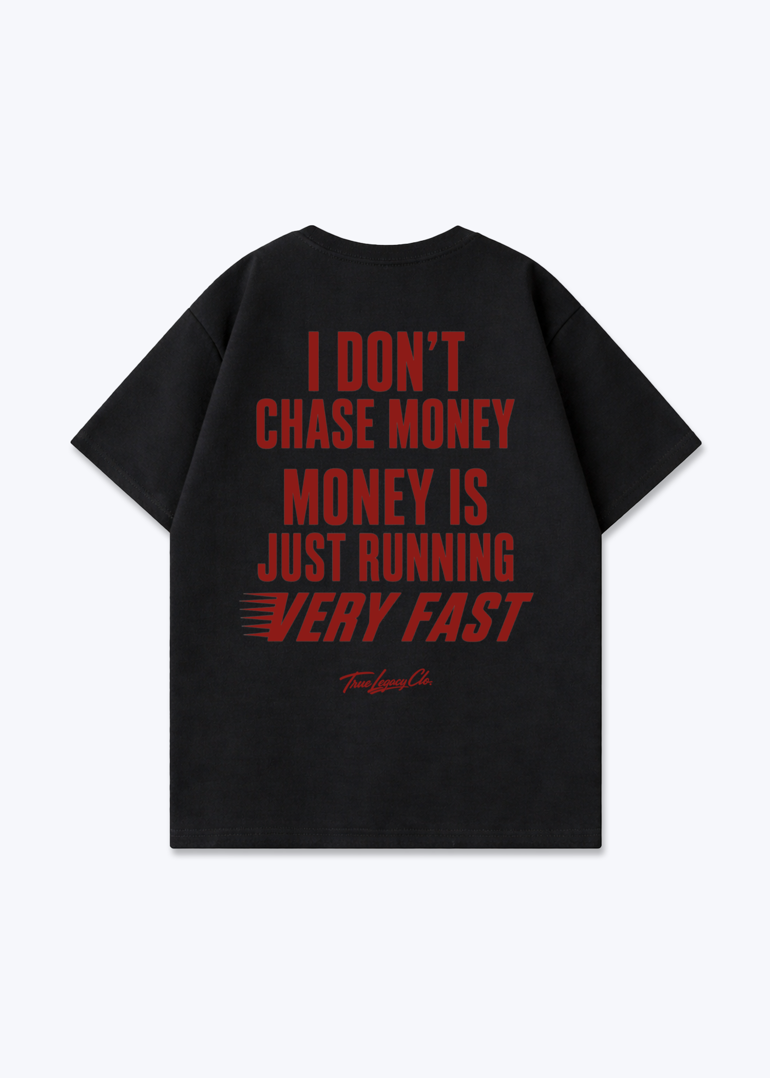 MONWY RUNNING VERY FAST - Oversized Shirt - Black Back (Designed)