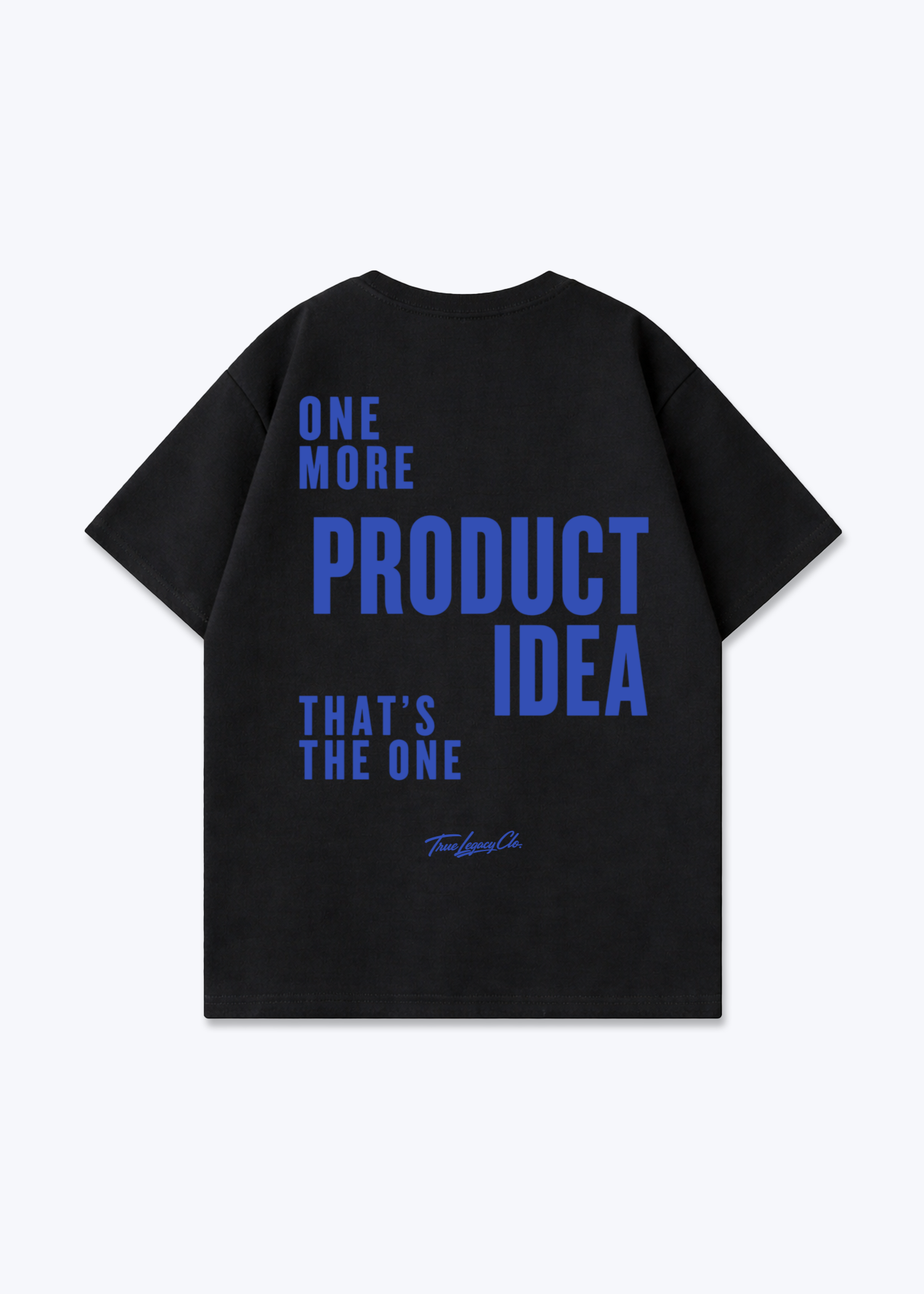 ONE MORE PRODUCT IDEA - Oversized Shirt - Black Back (Designed)