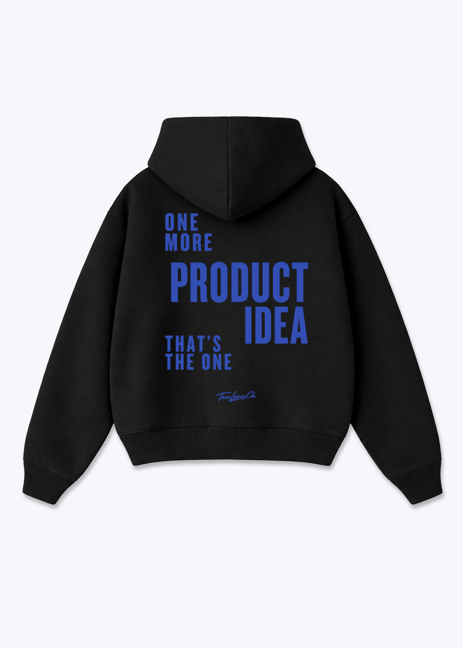 ONE MORE PRODUCT IDEA - Oversized Hoodie - Black Back (Designed)