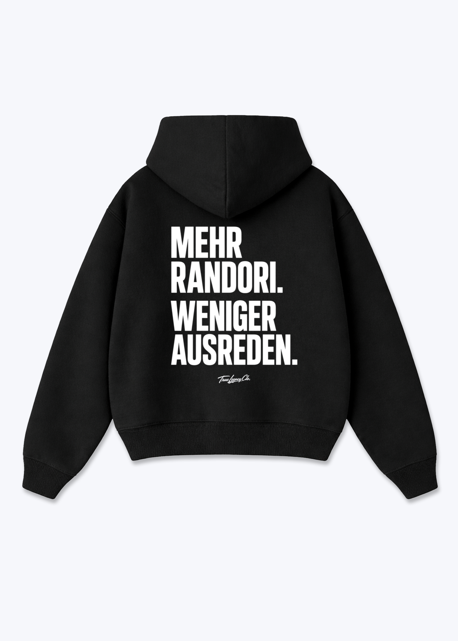 MEHR RANDORI - Oversized Hoodie - Black Back (Designed)
