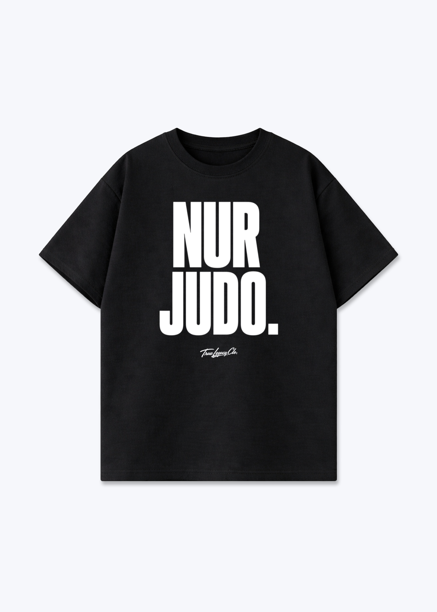 NUR JUDO - Oversized Shirt - Black Front (Designed)