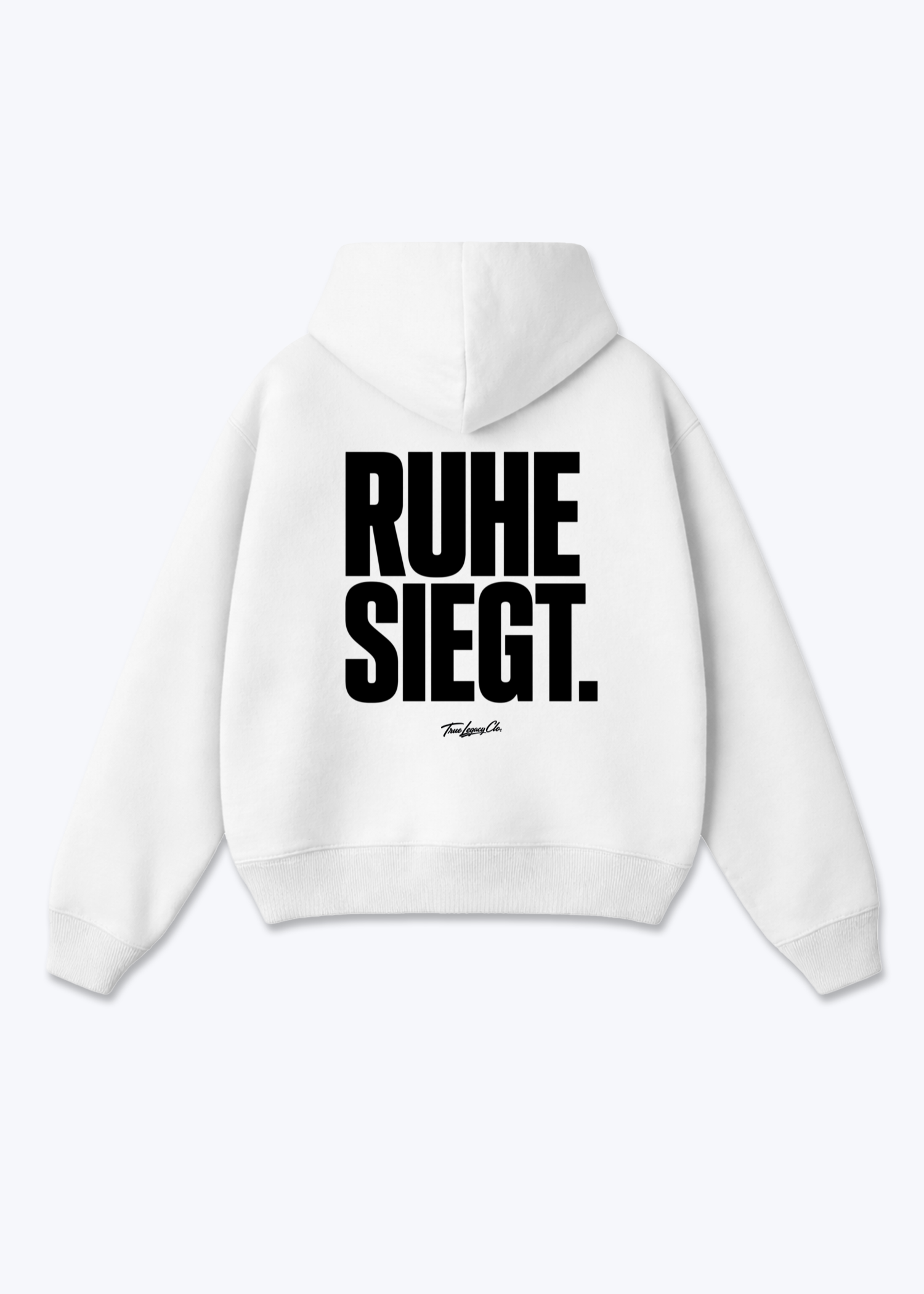 RUHE SIEGT - Oversized Hoodie - White Back (Designed)