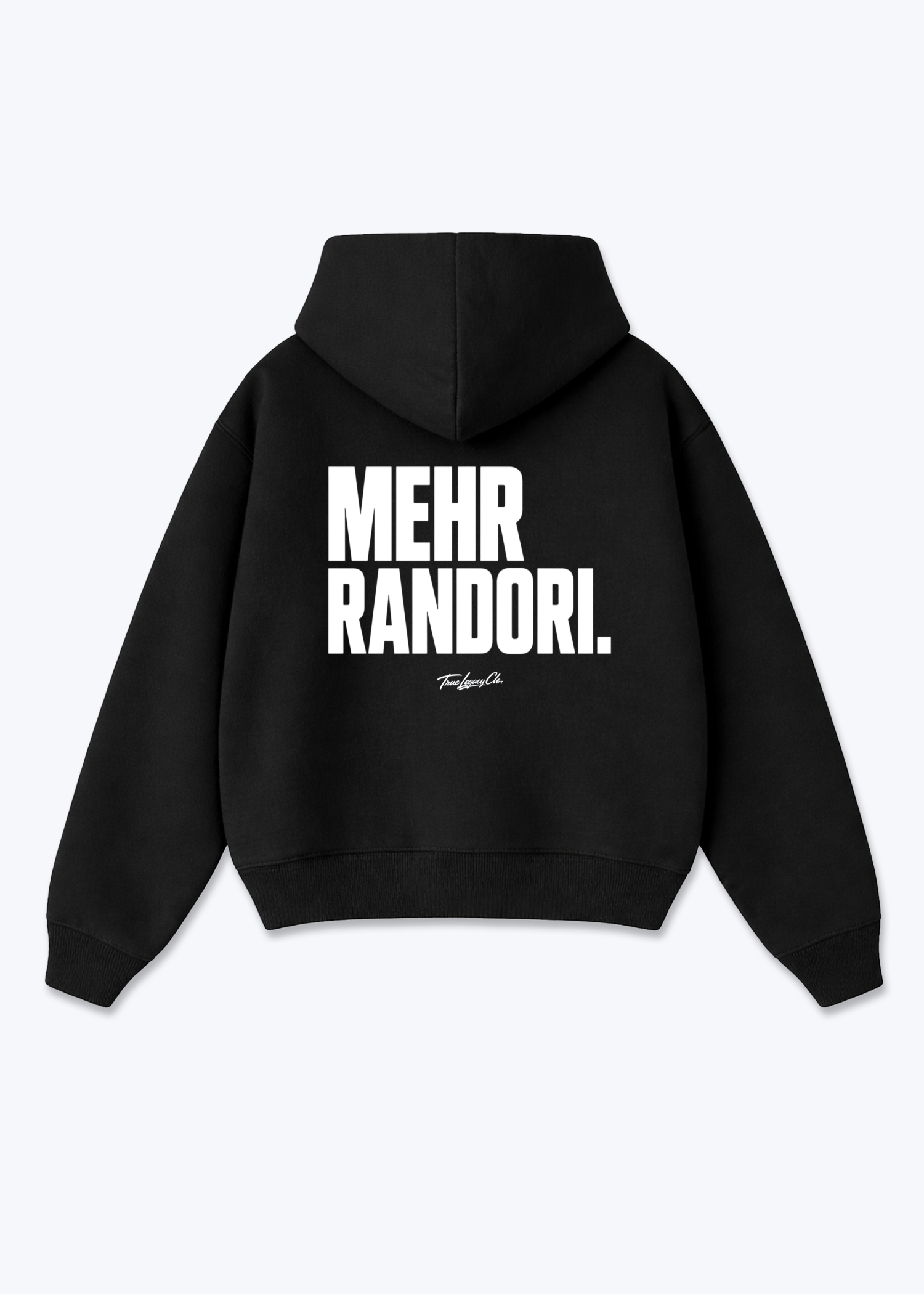 MEHR RANDORI - Oversized Hoodie - Black Back (Designed)