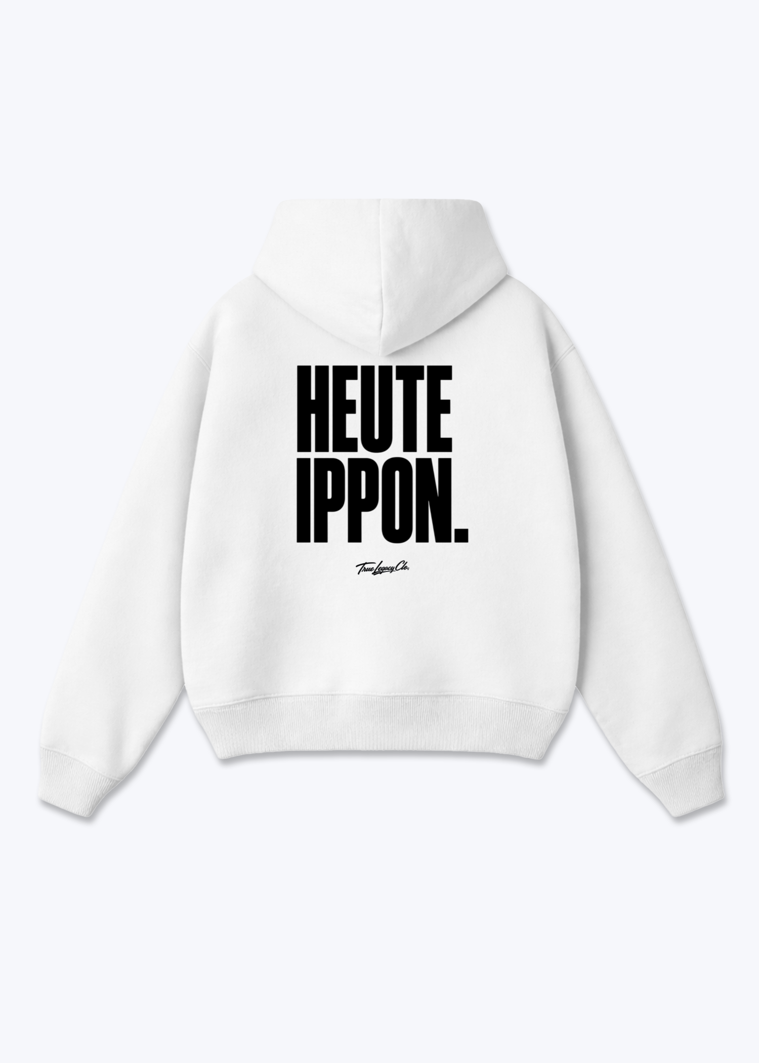 HEUTE IPPON - Oversized Hoodie - White Back (Designed)