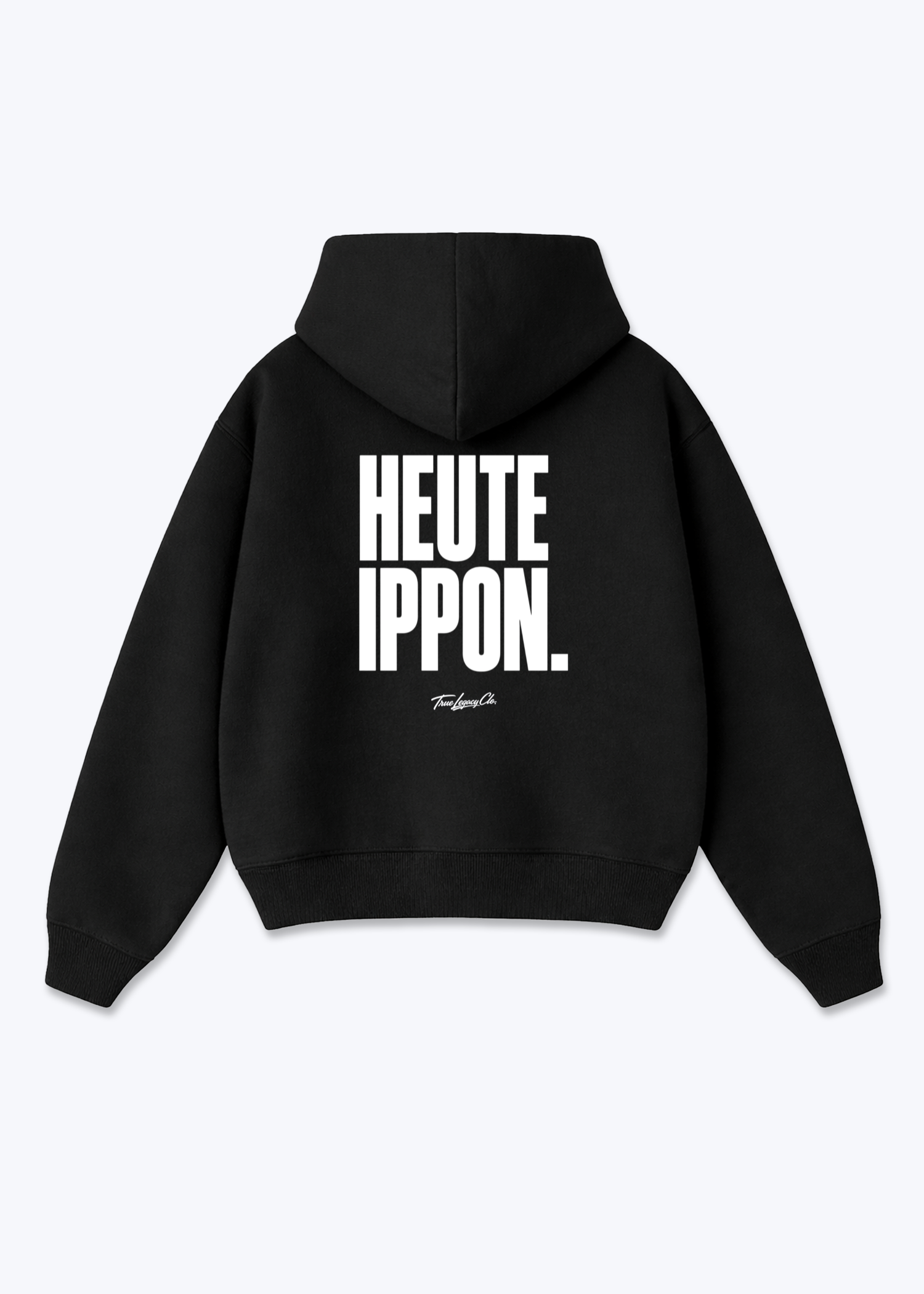 HEUTE IPPON - Oversized Hoodie - Black Back (Designed)