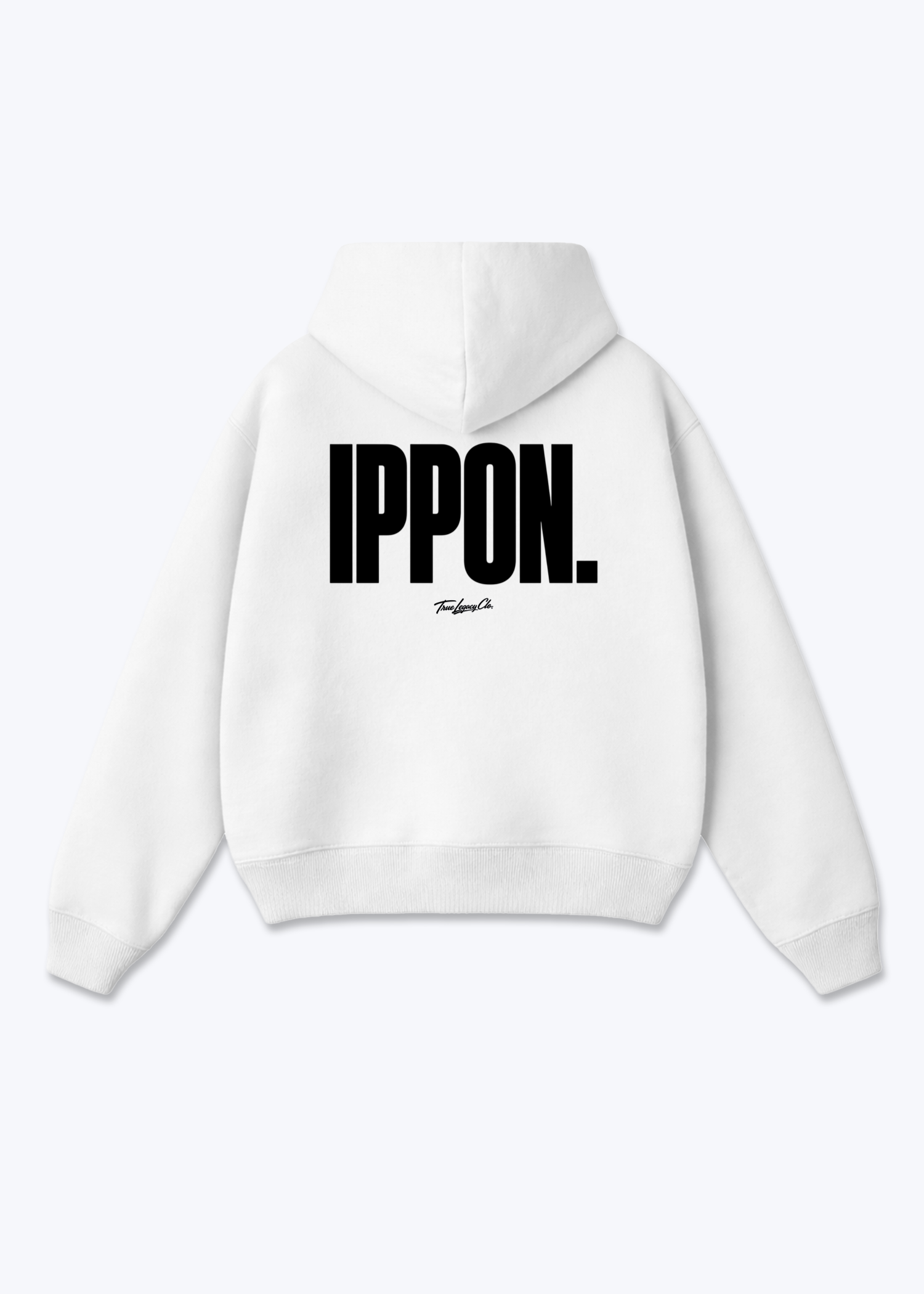 IPPON. - Oversized Hoodie - White Back (Designed)
