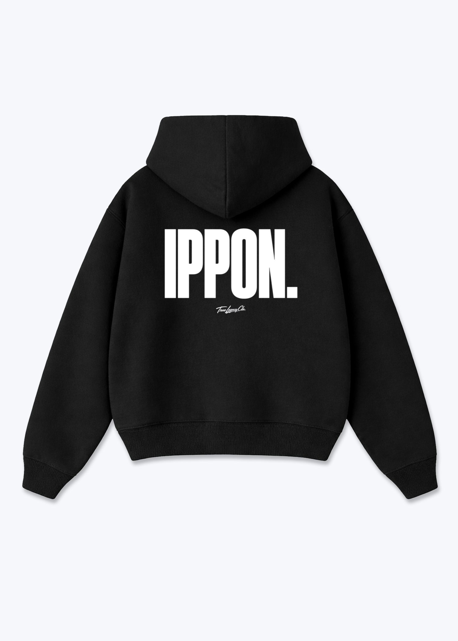 IPPON. - Oversized Hoodie - Black Back (Designed)
