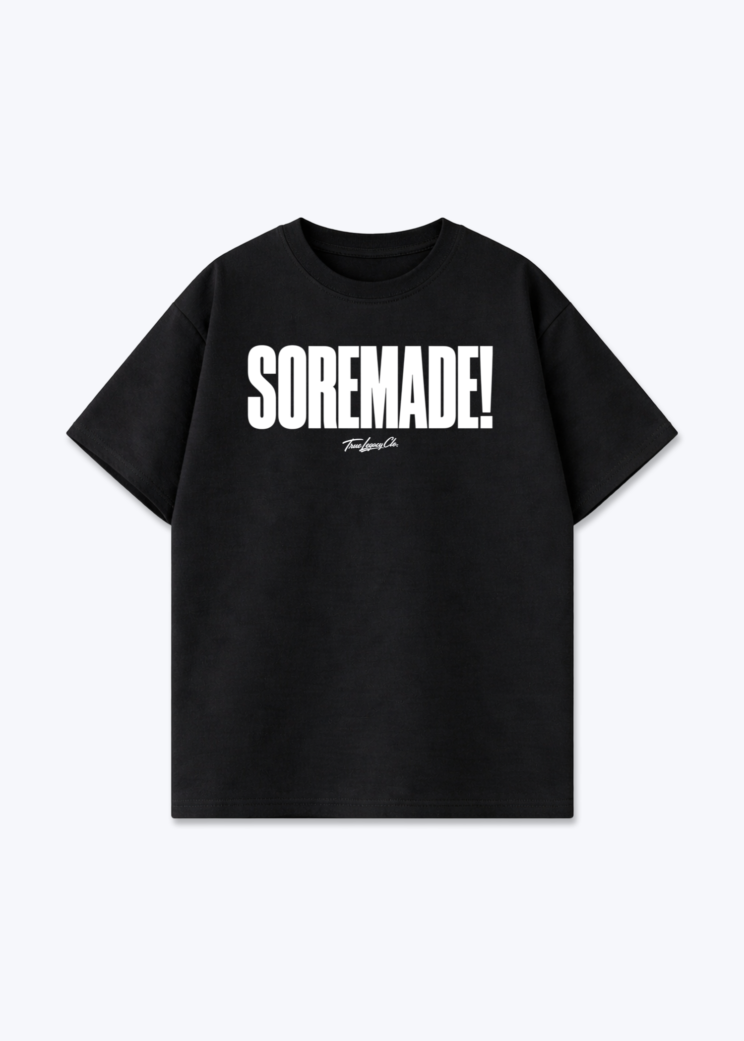 SOREMADE - Oversized Shirt - Black Front (Designed)