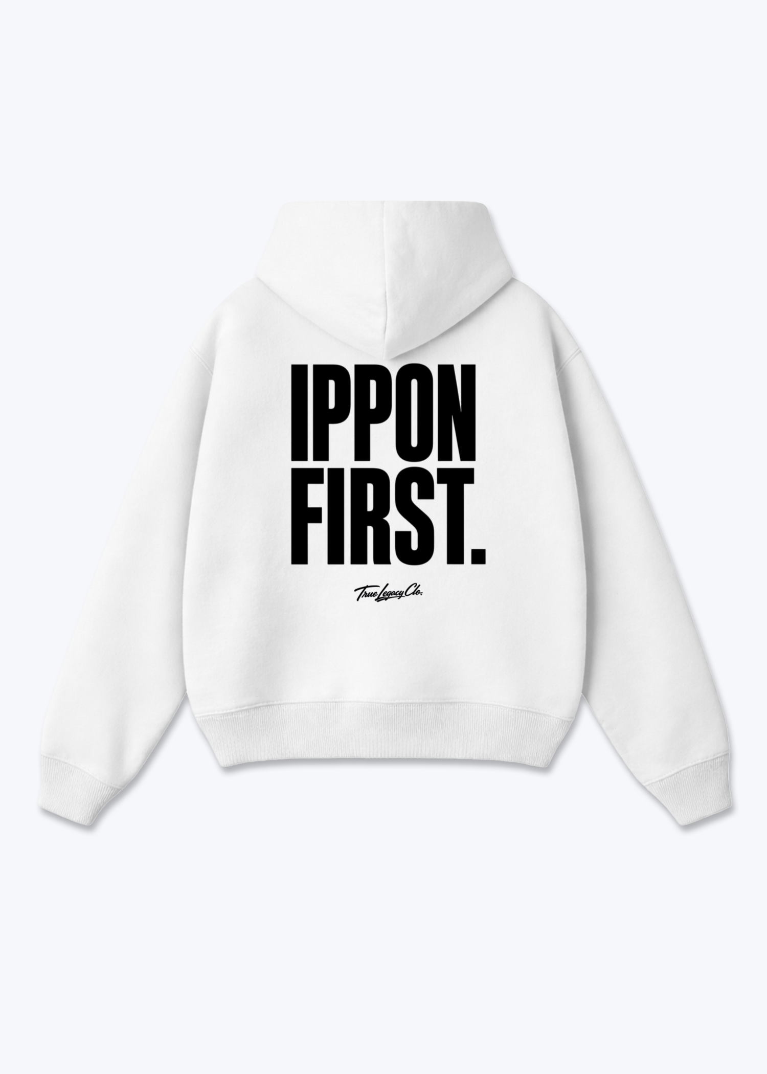 IPPON FIRST - Oversized Hoodie - White Back (Designed)