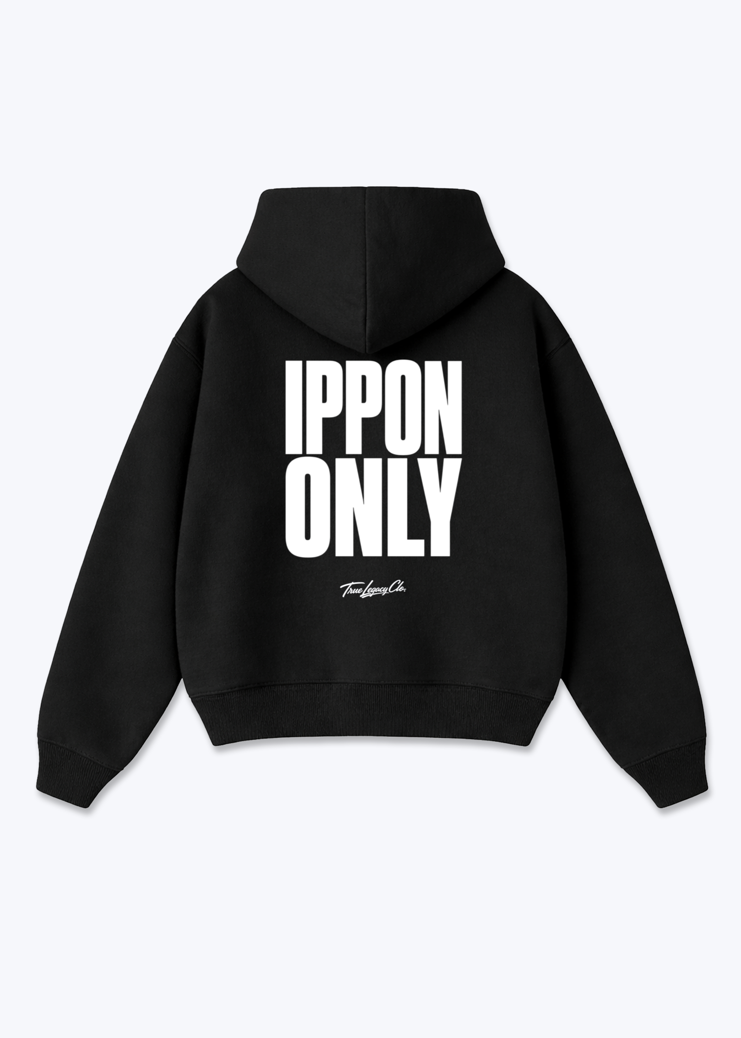 IPPON ONLY - Oversized Hoodie - Black Back (Designed)