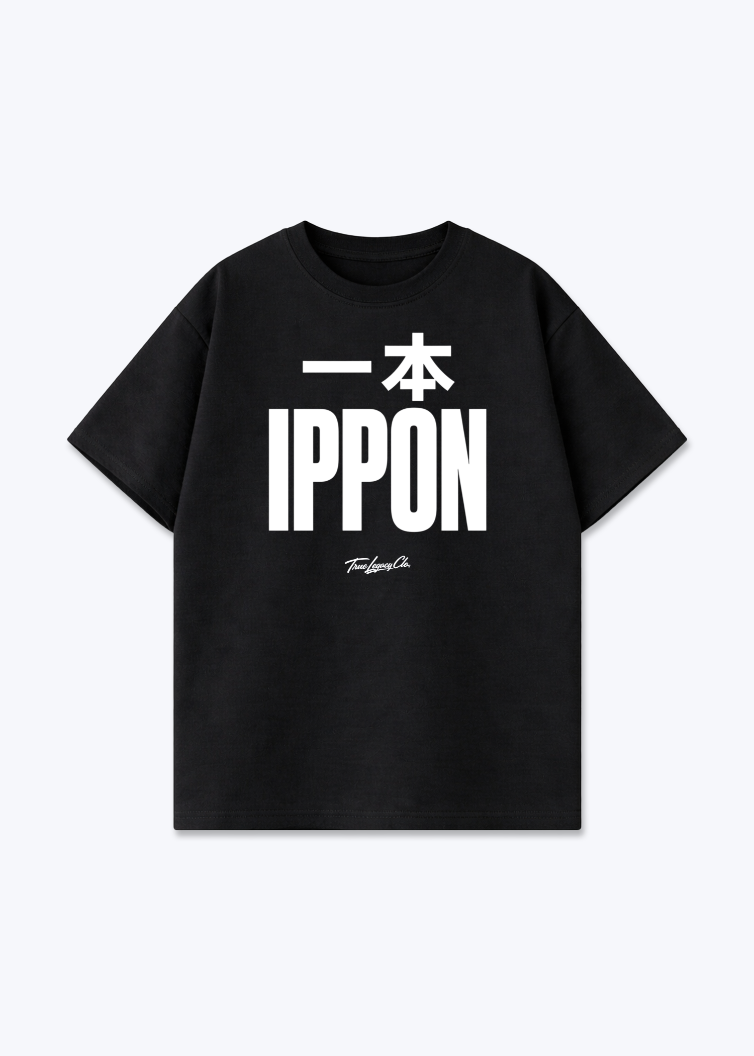 IPPON | CLASSIC - Oversized Shirt - Black Front (Designed)