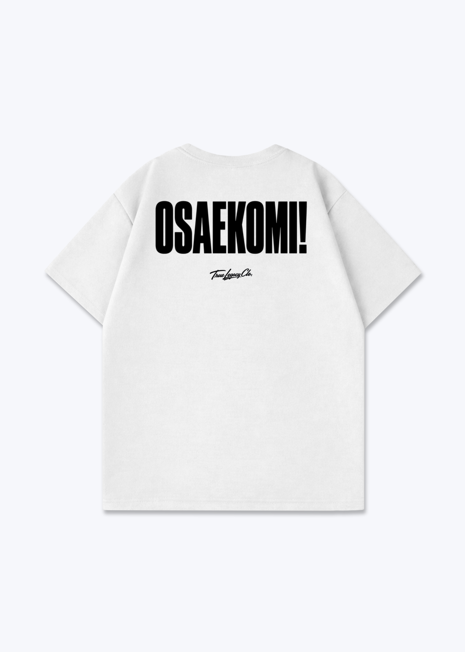 OSAEKOMI - Oversized Shirt - White Back (Designed)