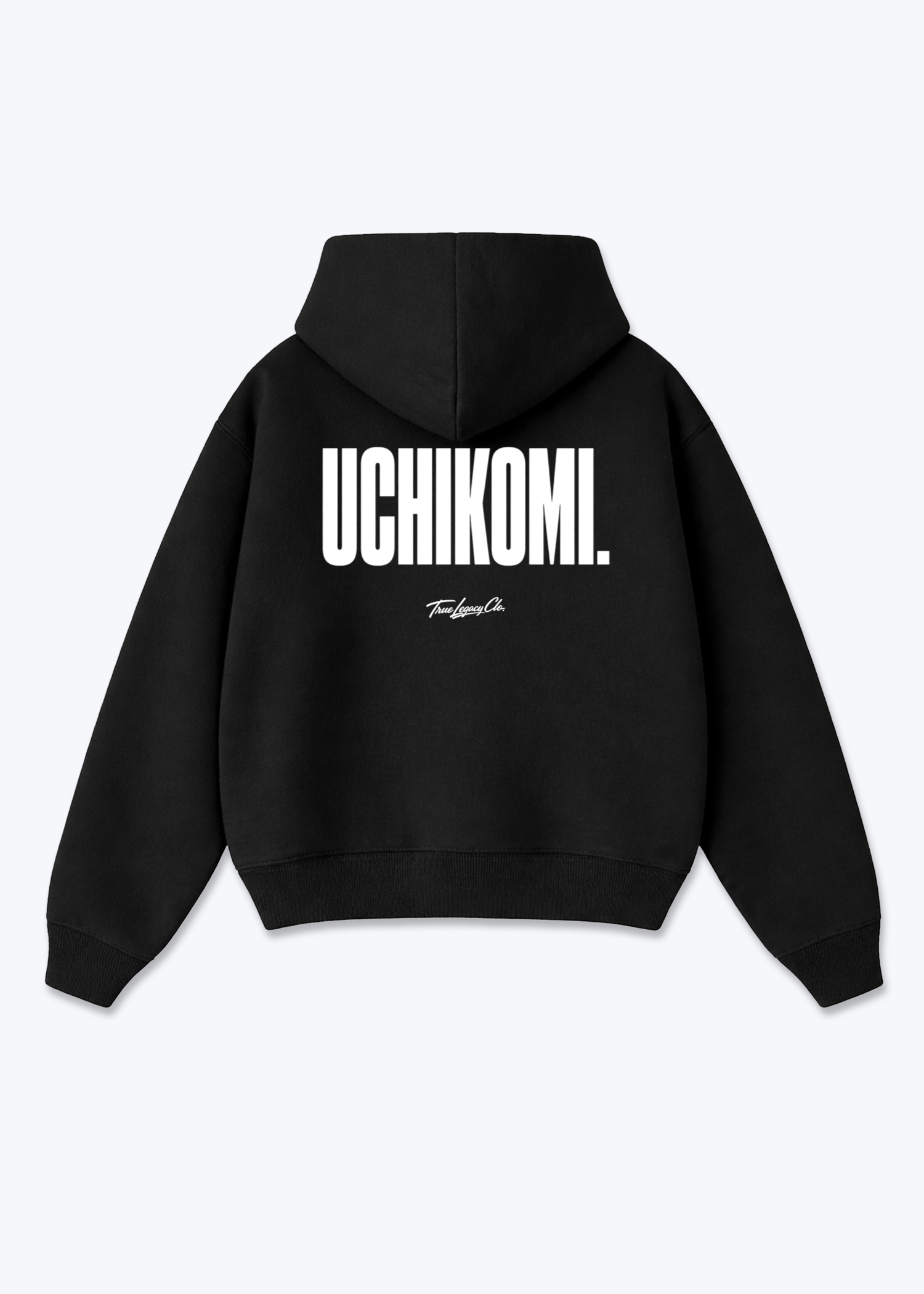 UCHIKOMI - Oversized Hoodie - Black Back (Designed)