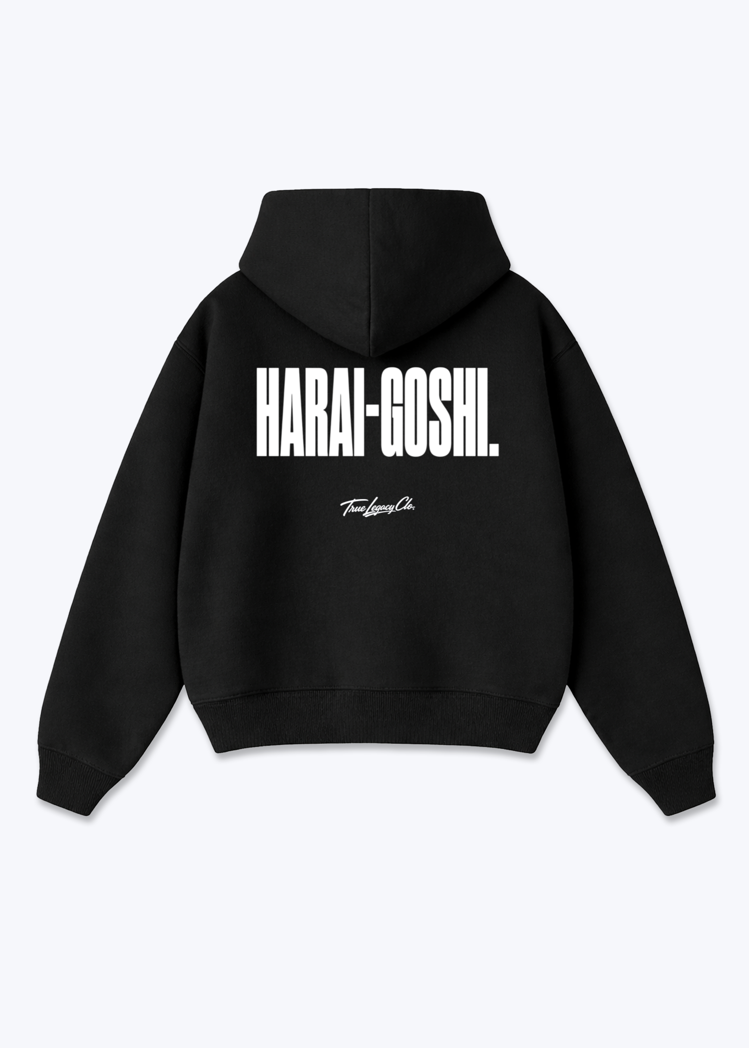 HARAI GOSHI - Oversized Hoodie - Black Back (Designed)