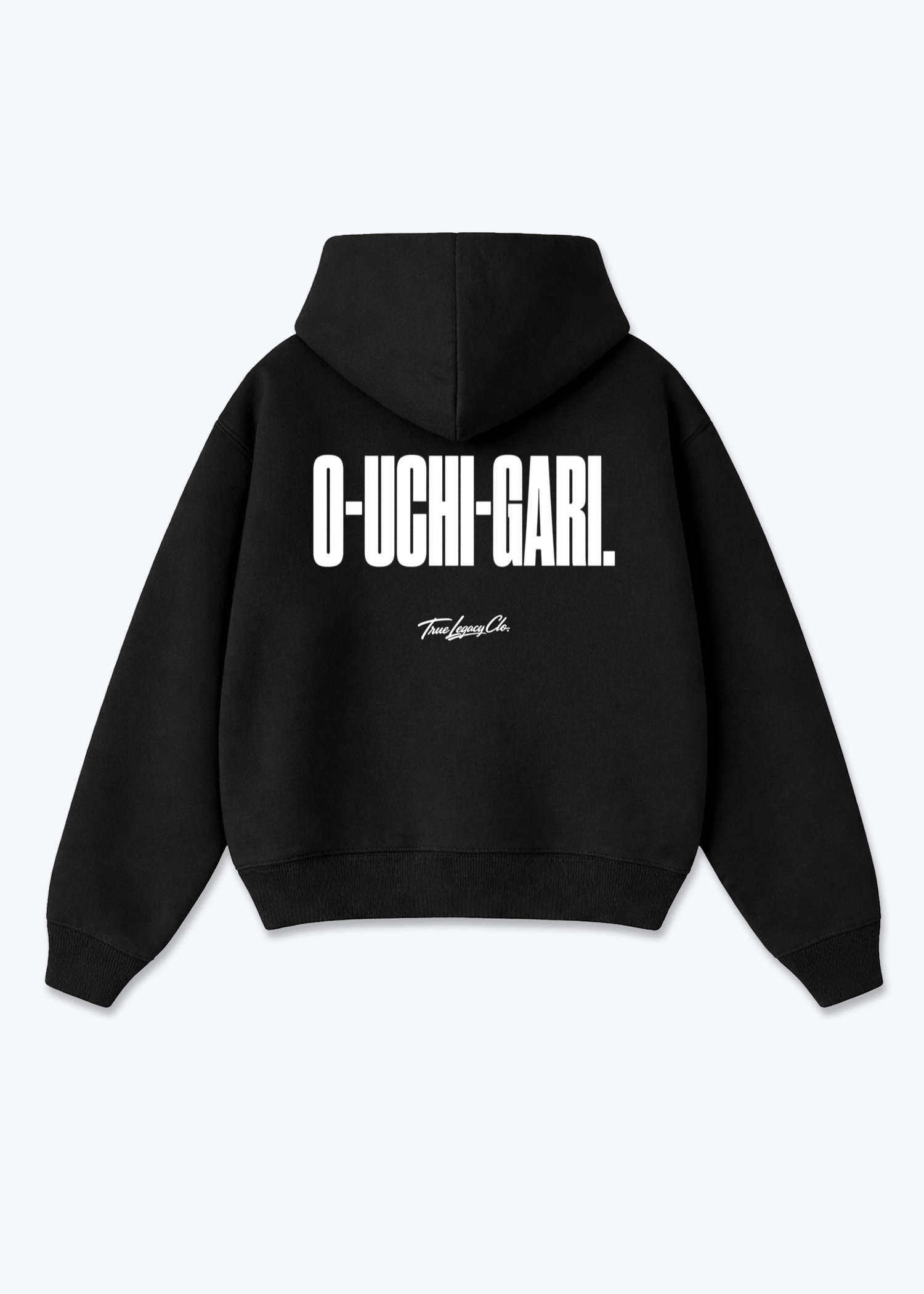 O-UCHI-GARI - Oversized Hoodie - Black Back (Designed)