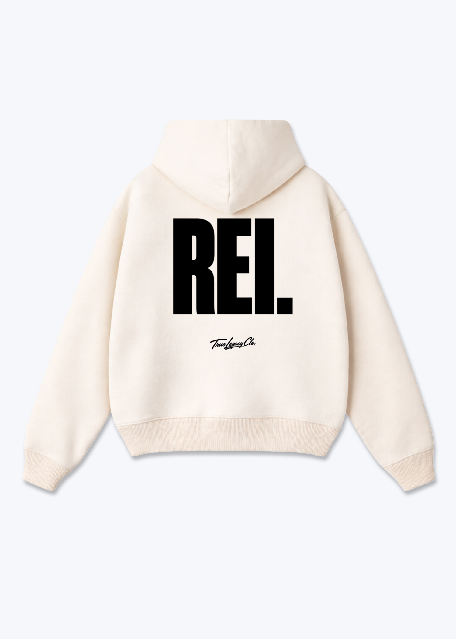 REI - Oversized Hoodie - Beige Back (Designed)