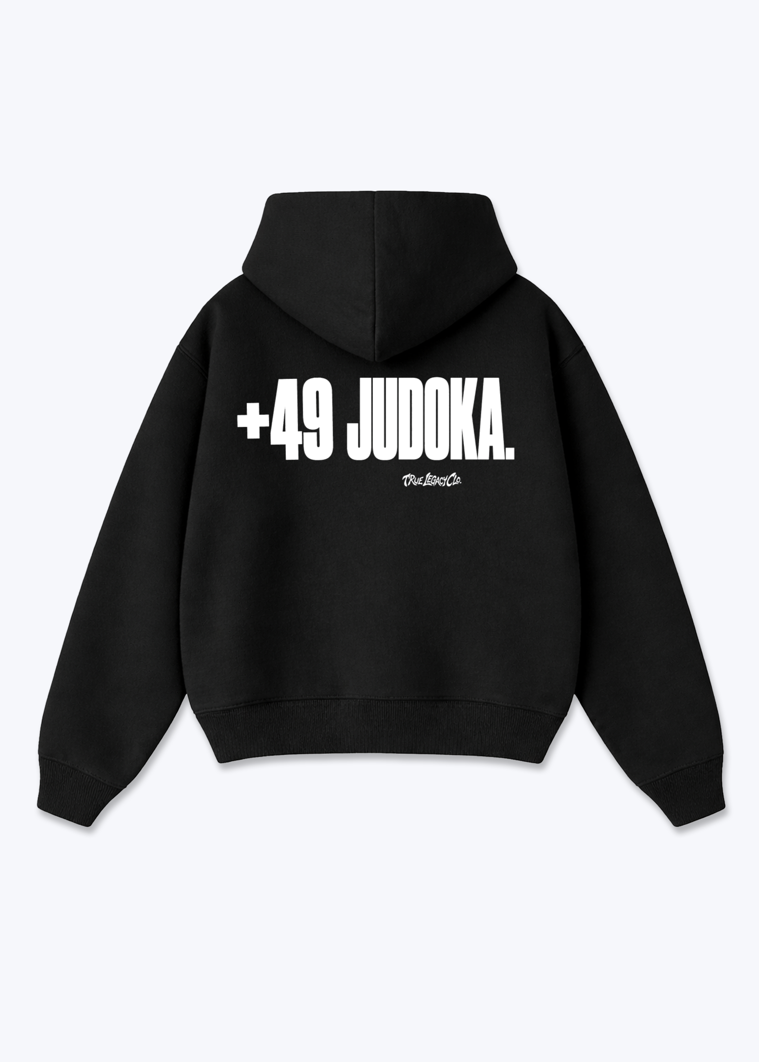 '+49 JUDOKA (DE) - Oversized Hoodie - Black Back (Designed)