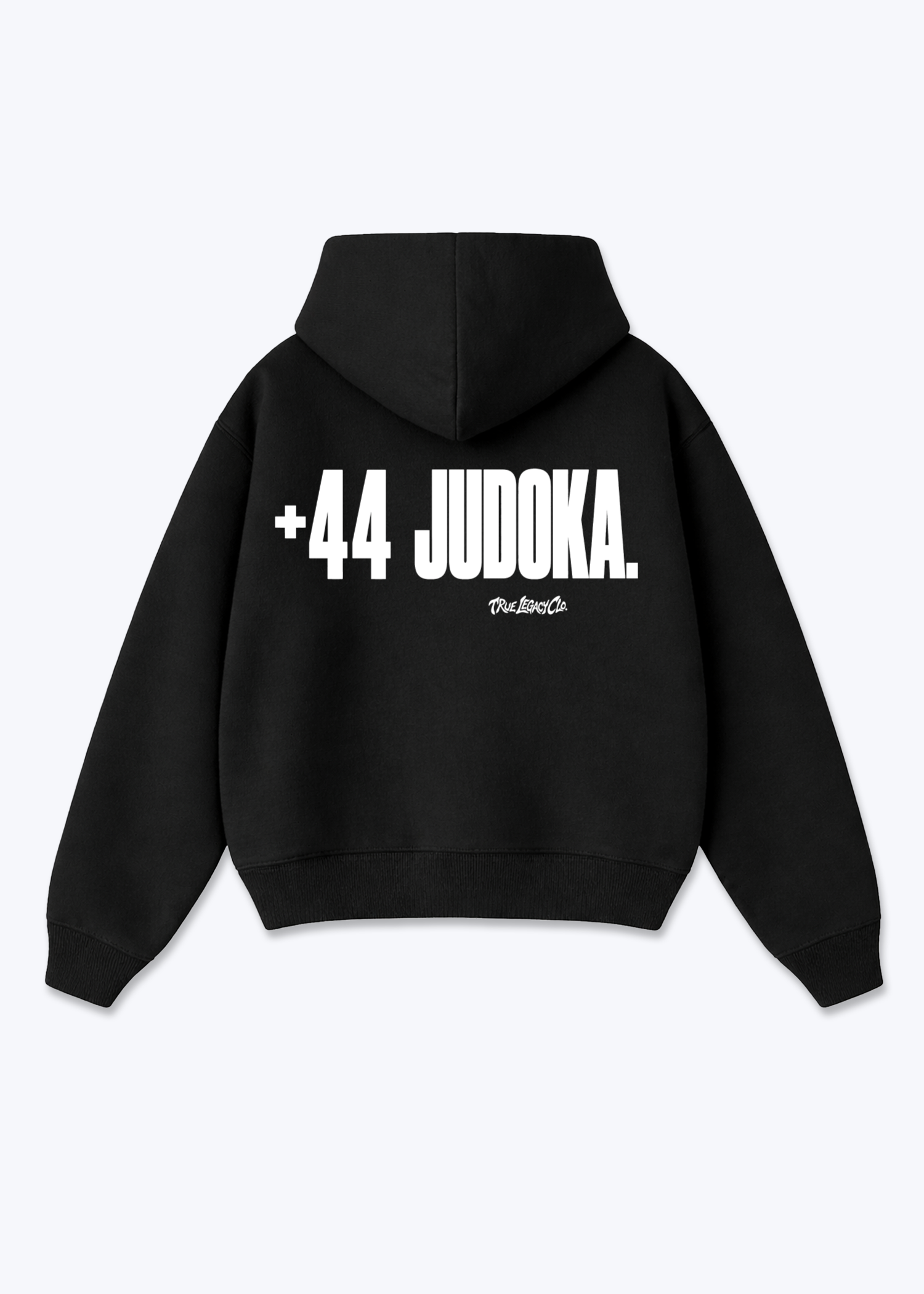 '+44 JUDOKA (GB) - Oversized Hoodie - Black Back (Designed)