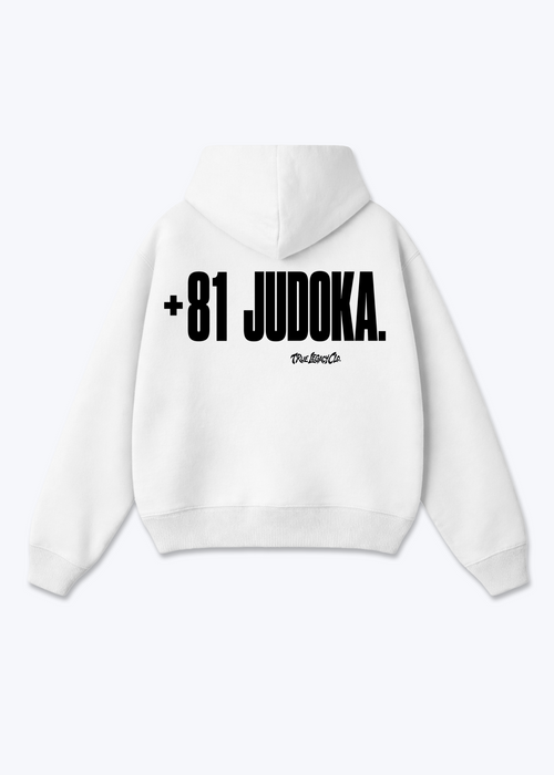 '+81 JUDOKA (JP) - Oversized Hoodie - White Back (Designed)