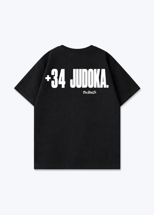 '+34 JUDOKA (ES) - Oversized Shirt - Black Back (Designed)