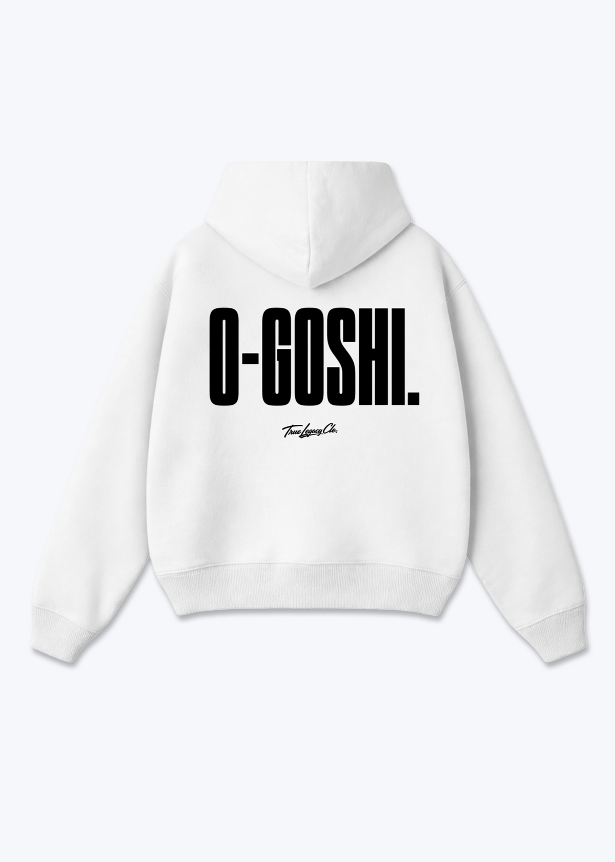 O-GOSHI - Oversized Hoodie - White Back (Designed)