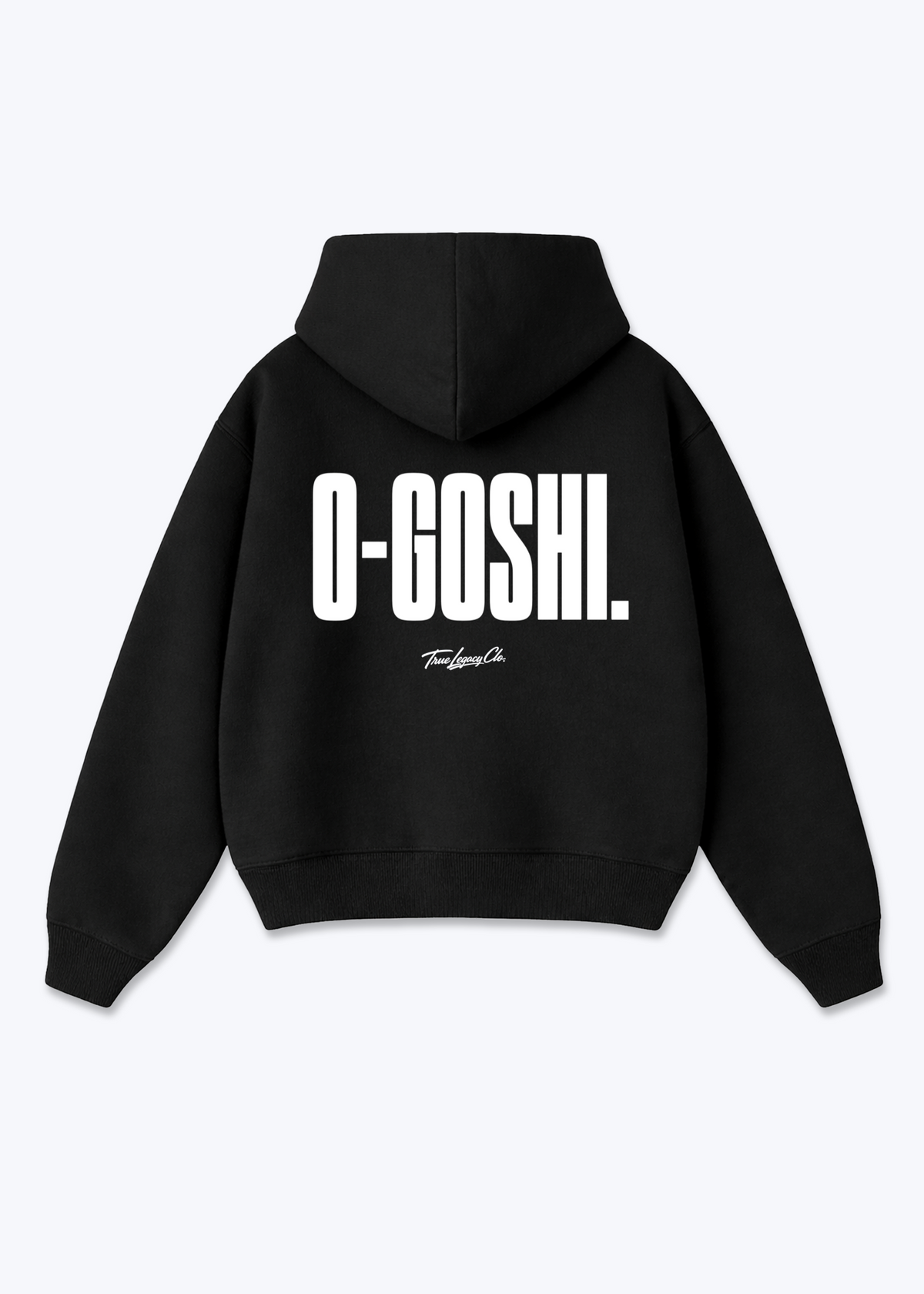 O-GOSHI - Oversized Hoodie - Black Back (Designed)