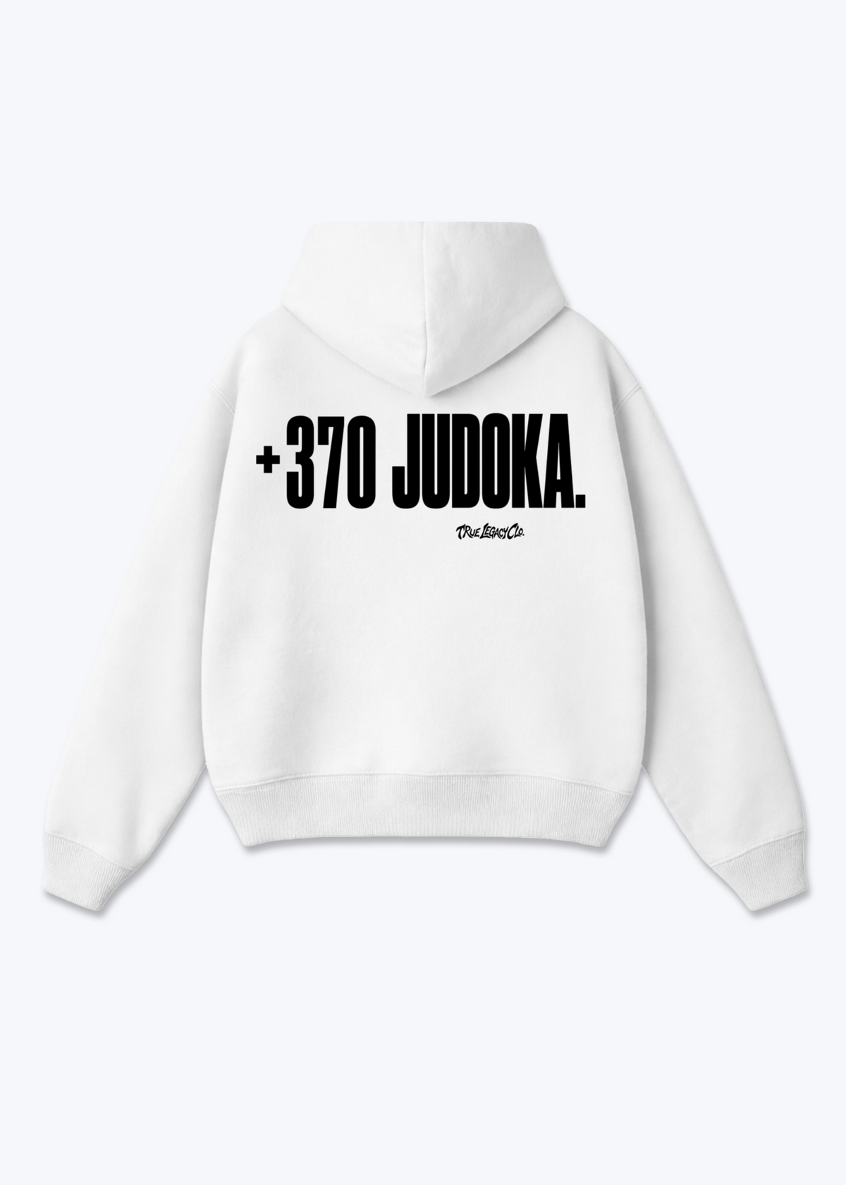 +370 JUDOKA (LT) - Oversized Hoodie - White Back (Designed)