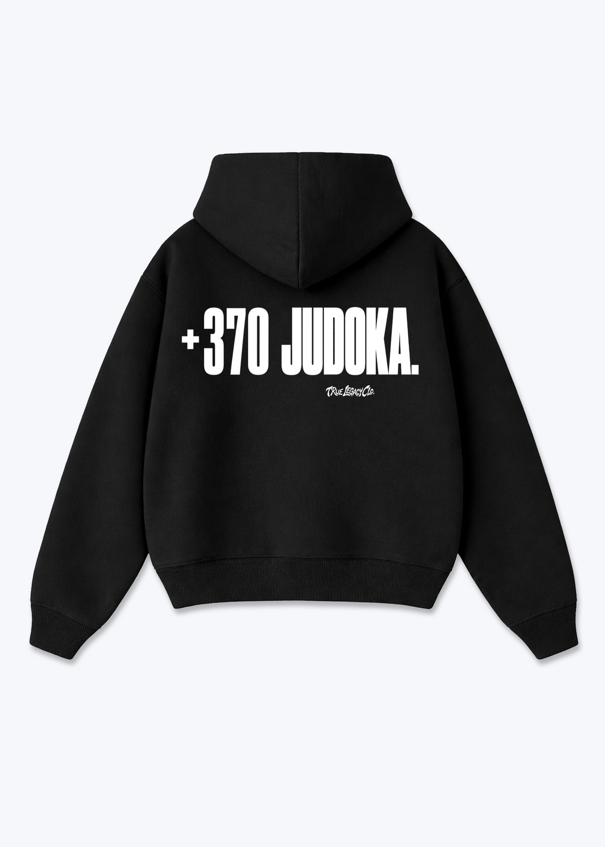 +370 JUDOKA (LT) - Oversized Hoodie - Black Back (Designed)