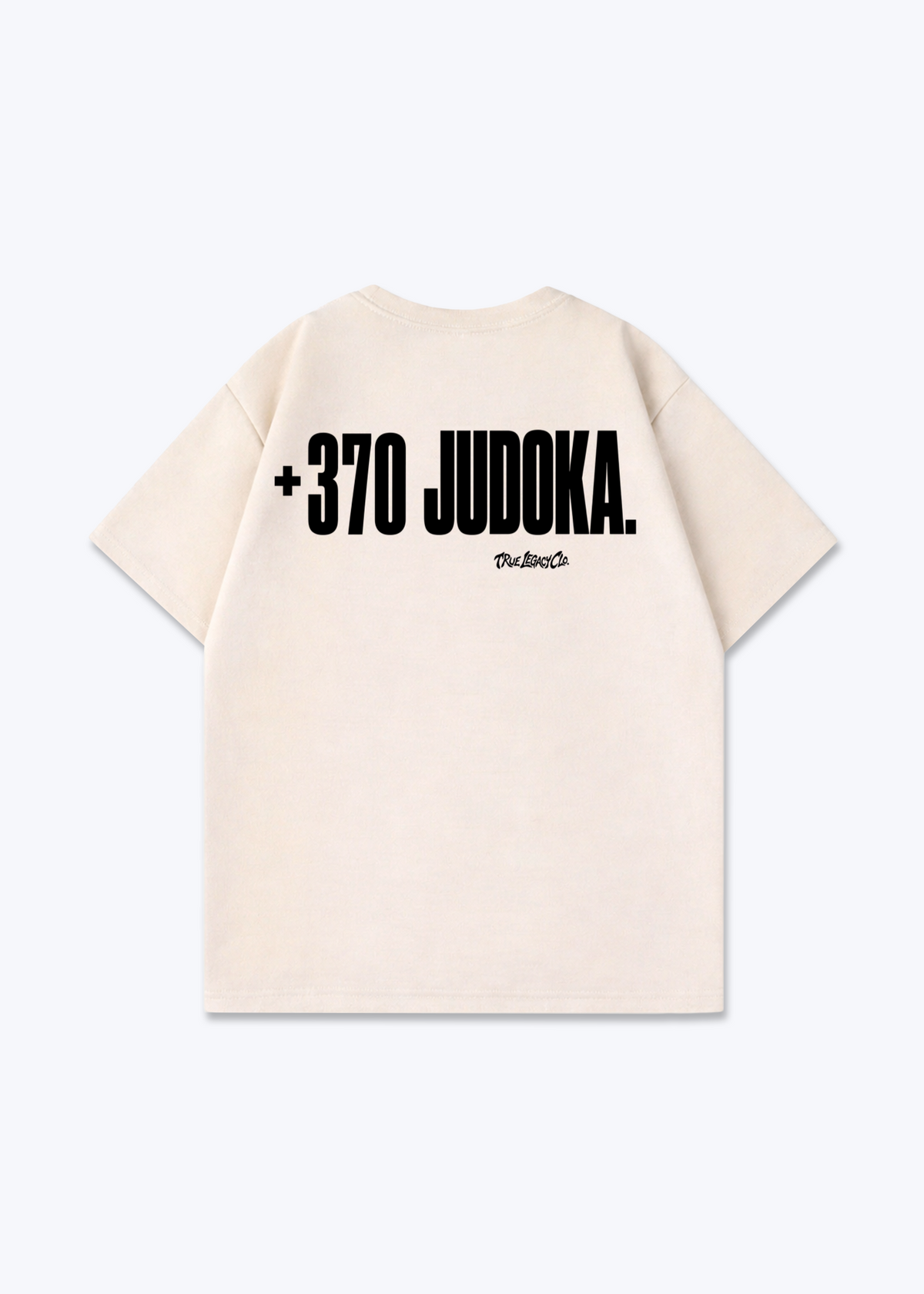 +370 JUDOKA (LT) - Oversized Shirt - Beige Back (Designed)