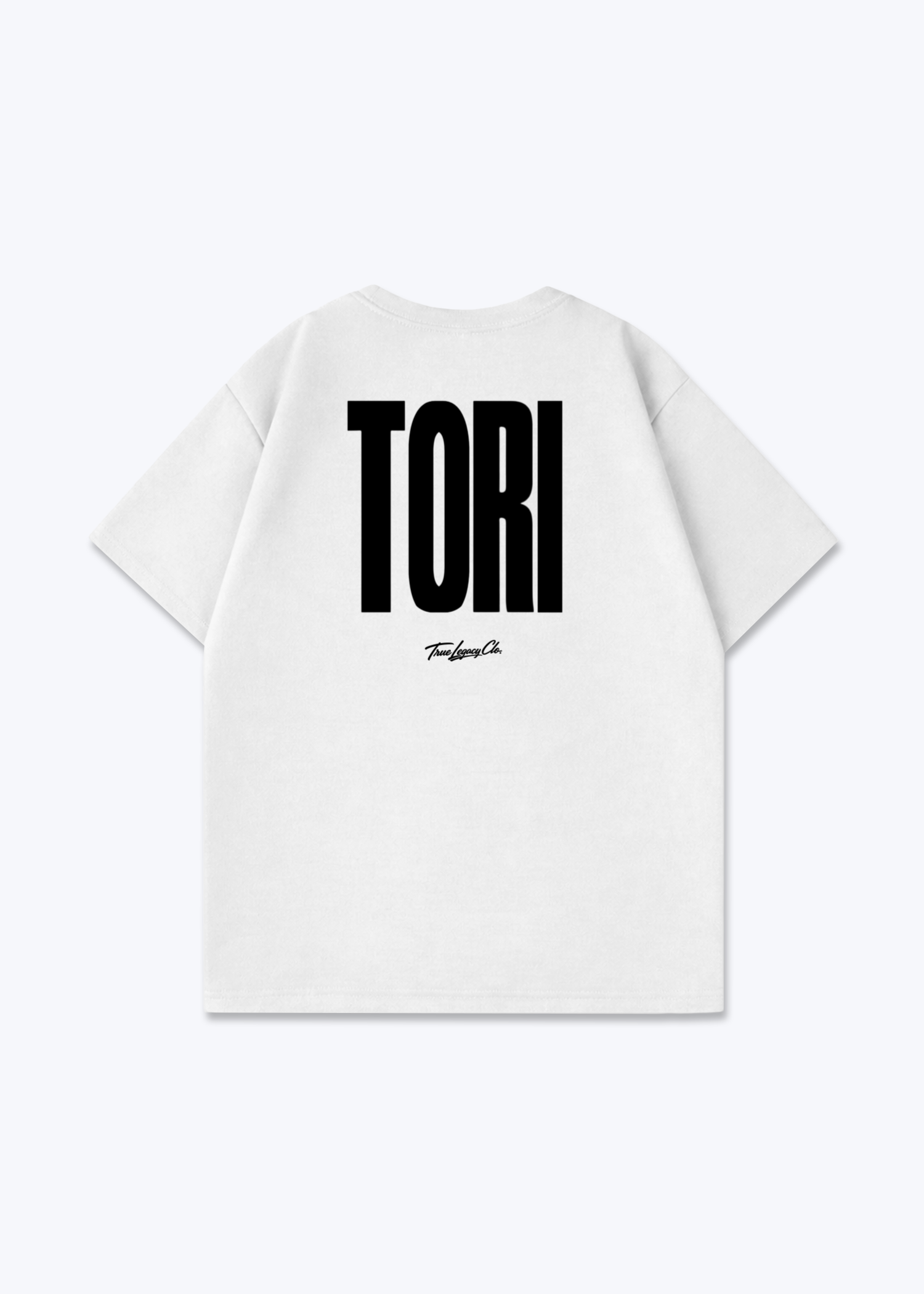 TORI - Oversized Shirt - White Back (Designed)