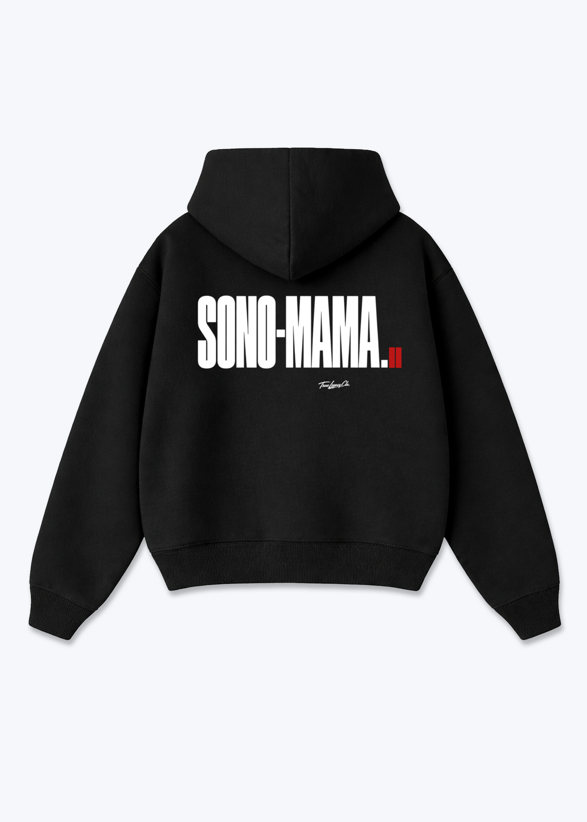 SONO-MAMA - Oversized Hoodie - Black Back (Designed)
