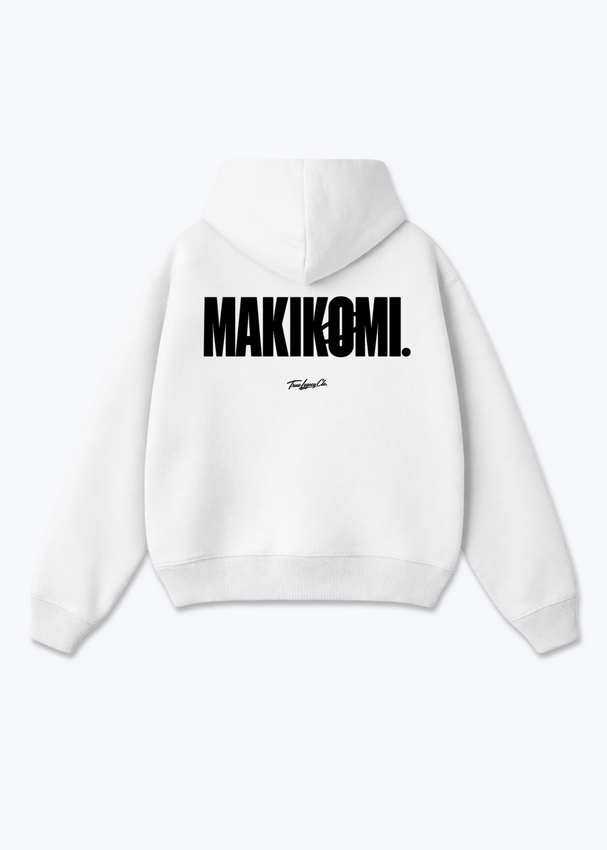 MAKIKOMI - Oversized Hoodie - White Back (Designed)