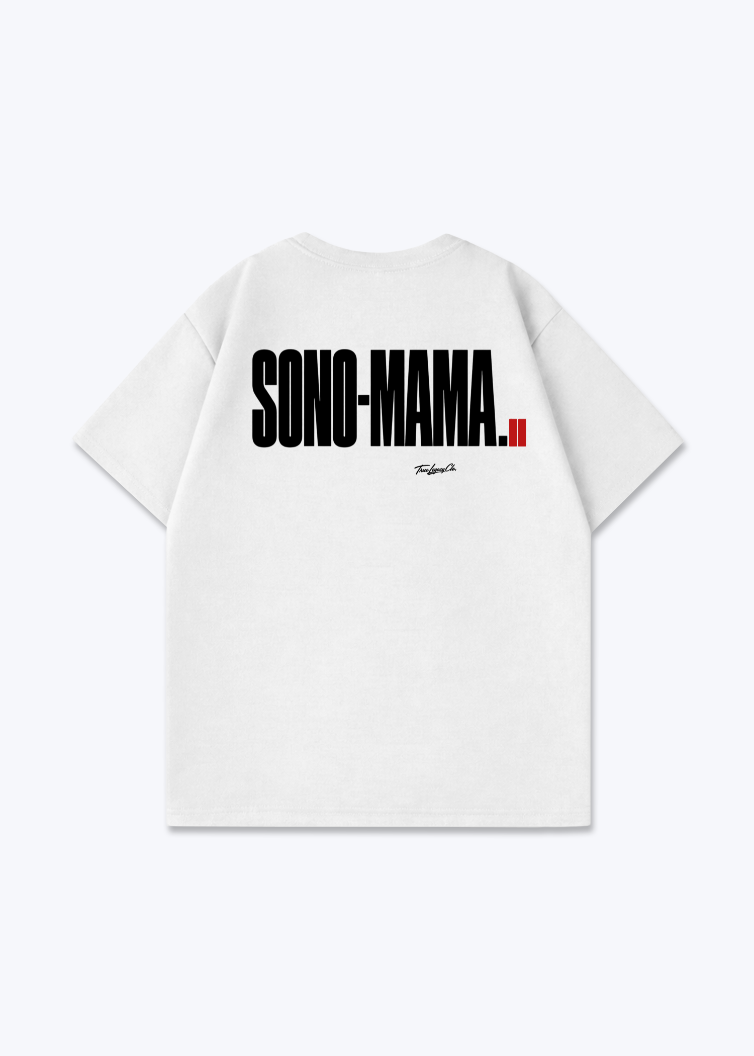 SONO-MAMA - Oversized Shirt - White Back (Designed)