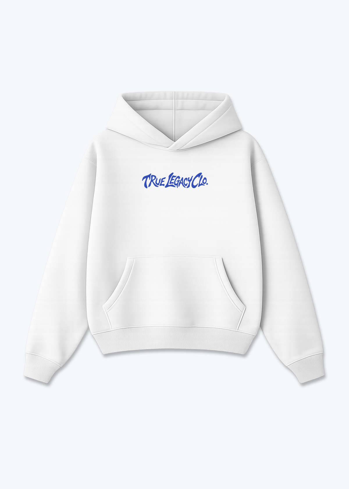 TRUE LEGACY CLO. - Oversized Hoodie - White Front (Designed)